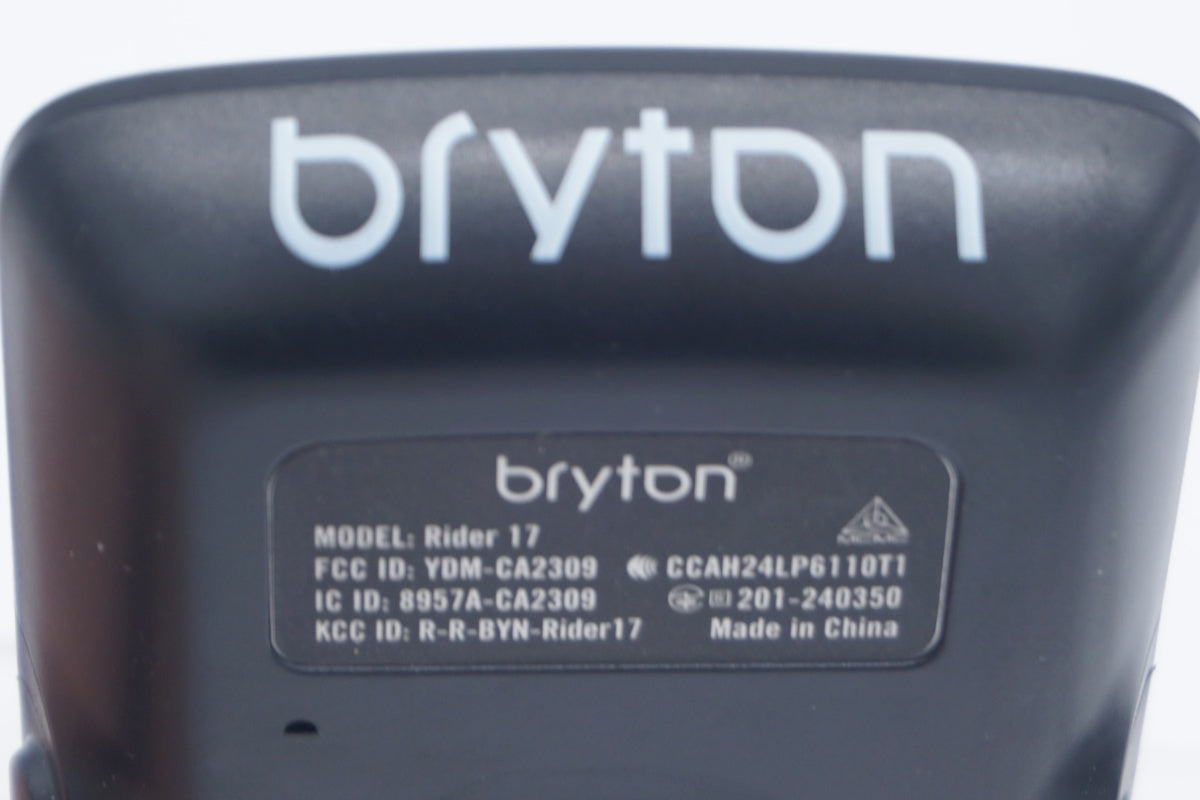 BRYTON 「ブライトン」 RIDER 17 サイクルコンピューター / 滋賀大津店