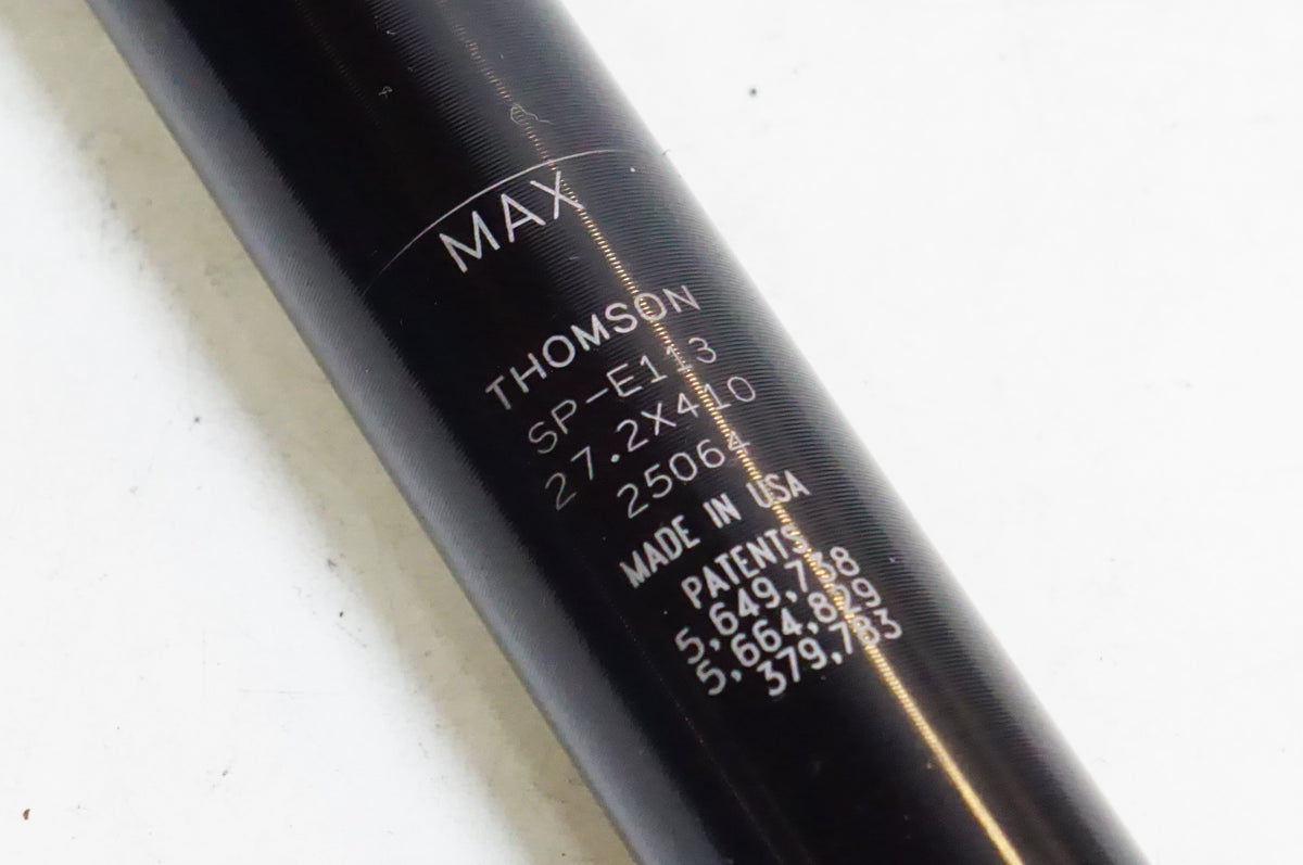 THOMSON 「トムソン」 ELITE SP-E113 φ27.2 410mm シートポスト / 熊谷本店