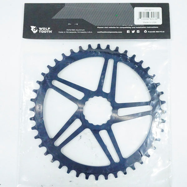 【新品】WOLF TOOTH Drop-Stop 42T チェーンリング WOLF TOOTH 「ウルフトゥース」 DROP-STOP B ERC 44T チェーンリング