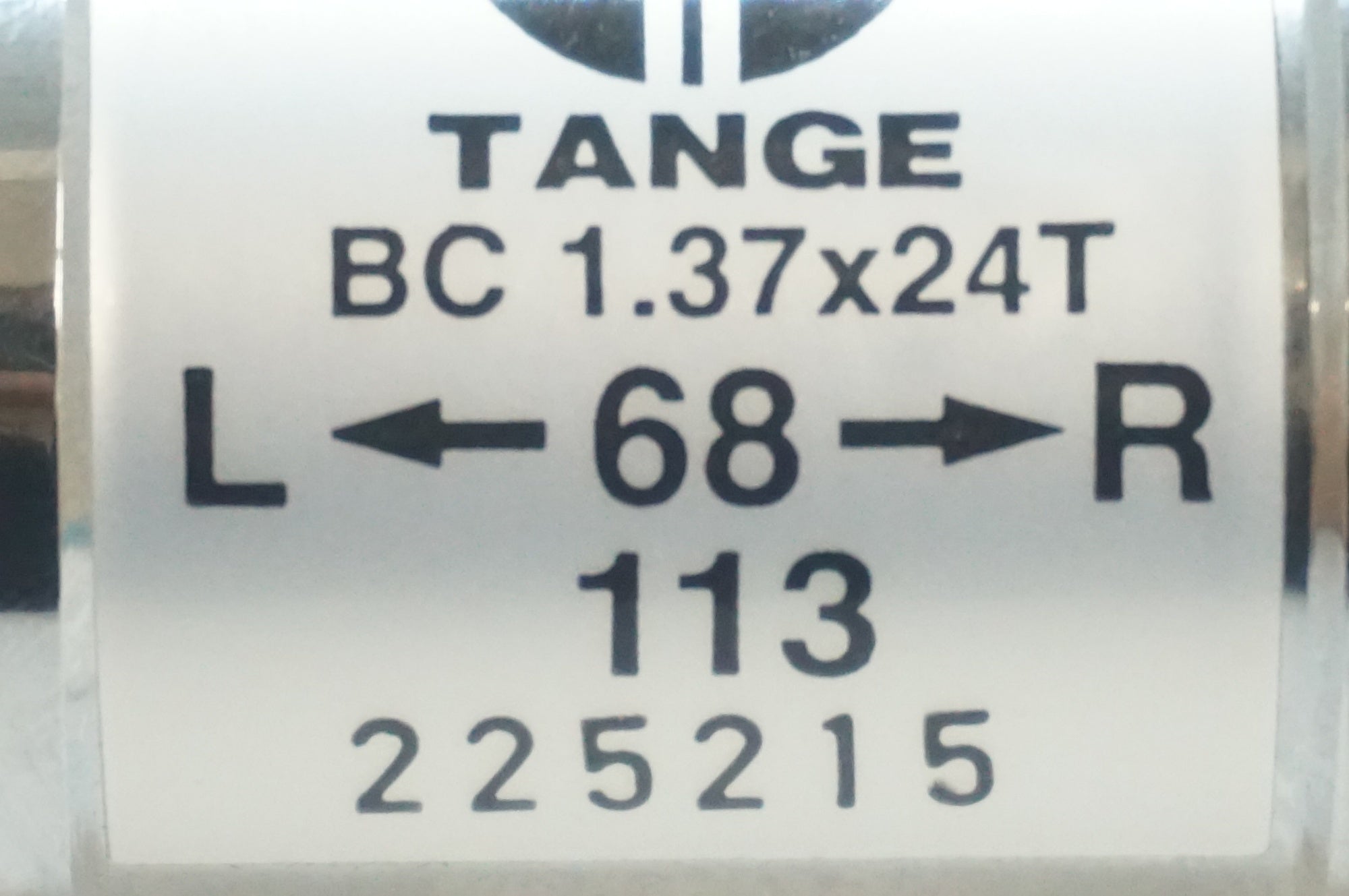 TANGE 「タンゲ」 LN3922 ボトムブラケット / 福岡店