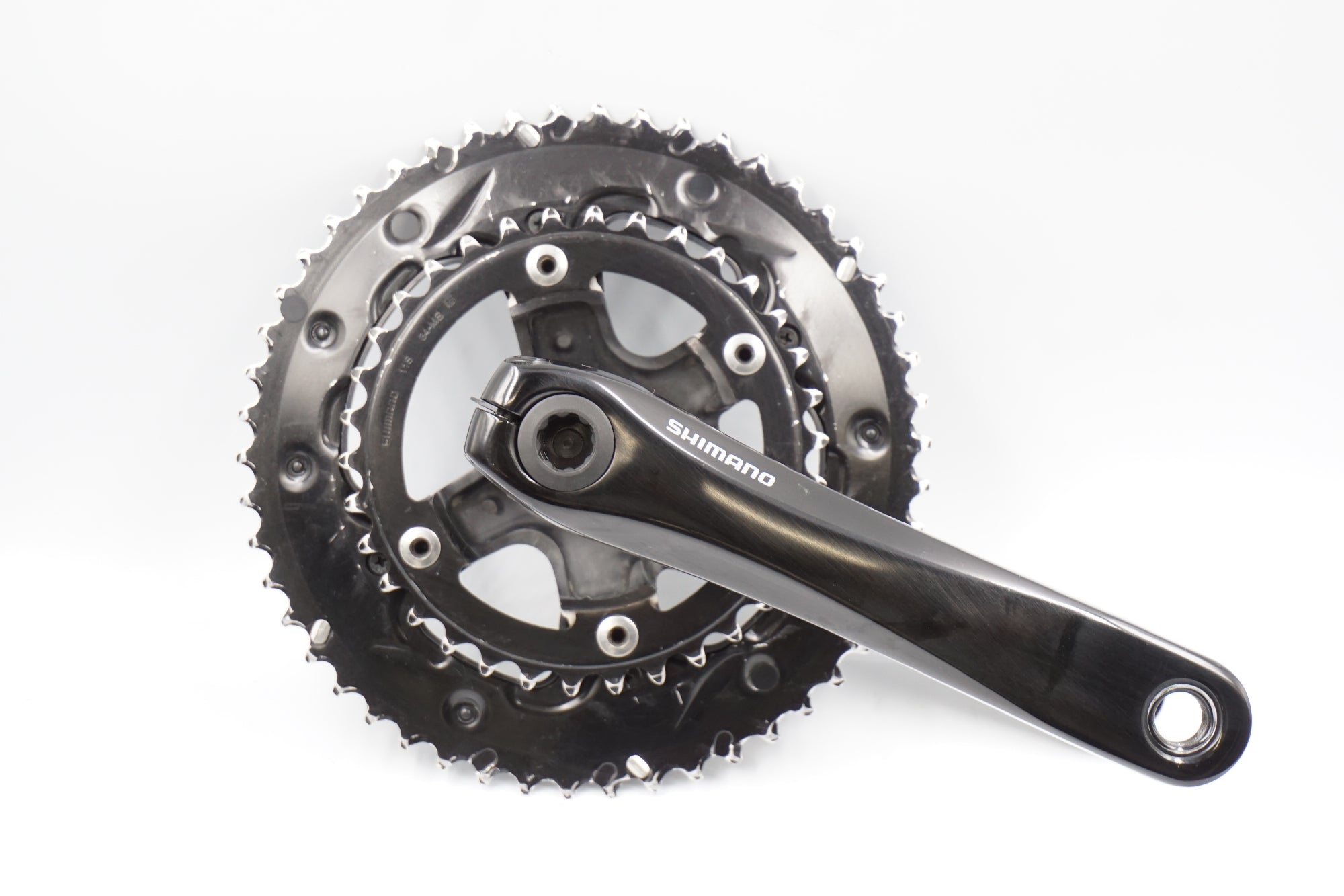 美品 - SHIMANO クランクセット 黒 RS510 50-34T SHIMANO 「シマノ」 FC-RS510 50-34T 172.5mm クランクセット / 奈良店