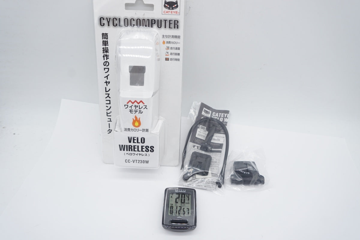 CATEYE 「キャットアイ」 CC-VT230W サイクルコンピューター/ 滋賀大津店