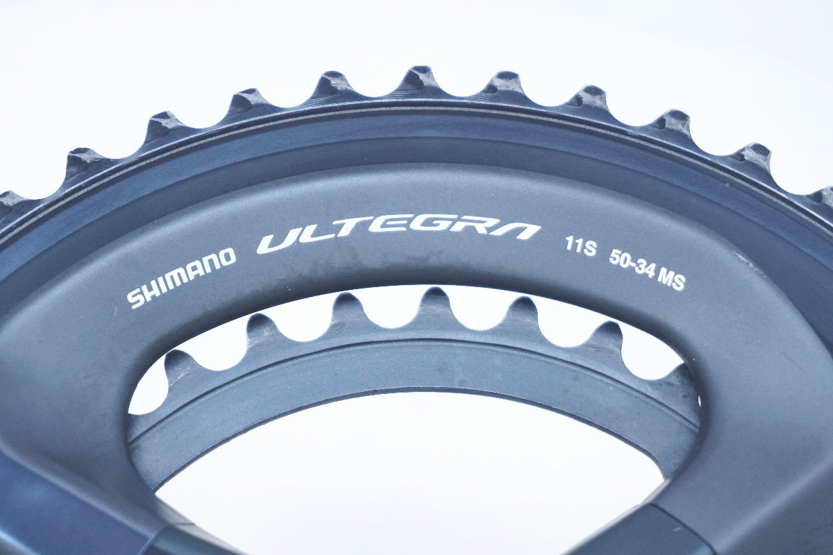 パーツ SHIMANO ULTEGRA FC-R8000 50-34T 170mm Shimano Ultegra FC-R8100 Crankset, 50-34T, 12-speed | Velonova ®