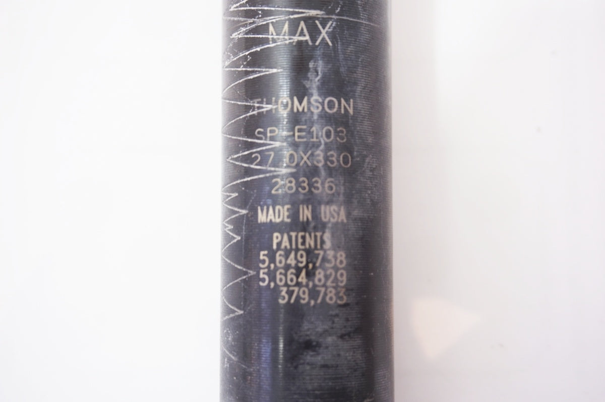 THOMSON 「トムソン」 ELITE SP-E103 Φ27.2 330mm シートポスト / バイチャリ世田谷店