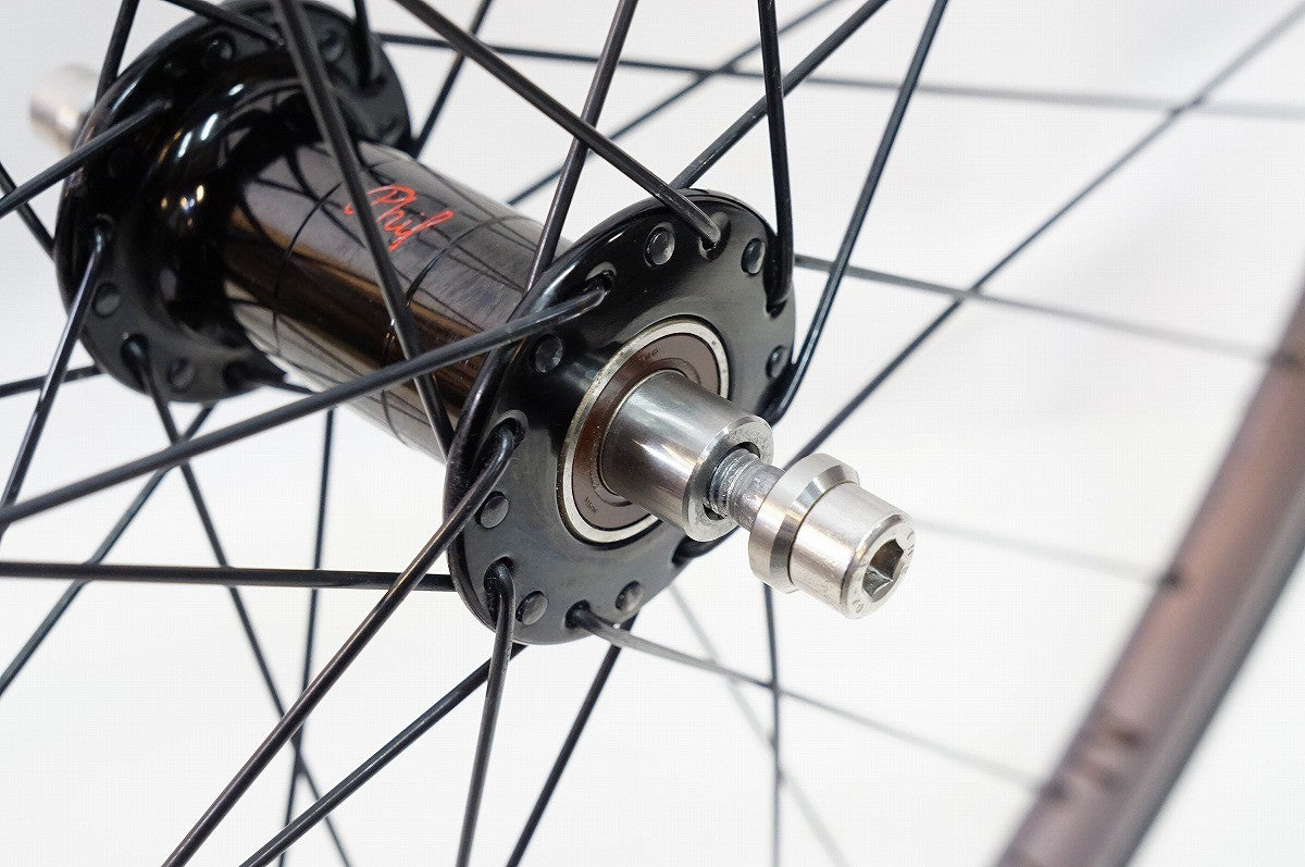 PHILWOOD 「フィルウッド」 LOW FLANGE TRACK HUB × H PLUS SUN リム ホイールセット / 熊谷本店