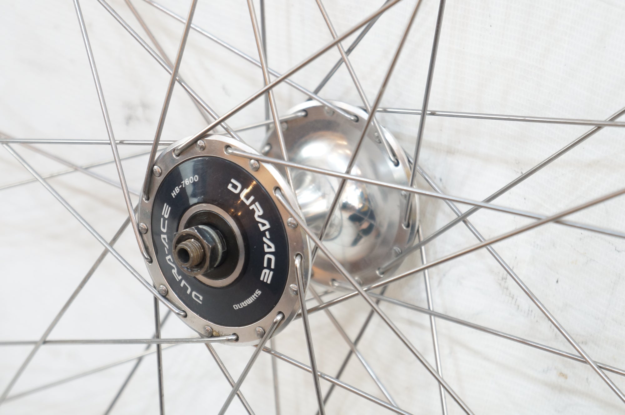 競輪 DURA-ACE HB-7600 完組ホイール 2本セット SHIMANO 「シマノ」 DURA-ACE HB-7600 ARAYA SDX-5 リム シングル
