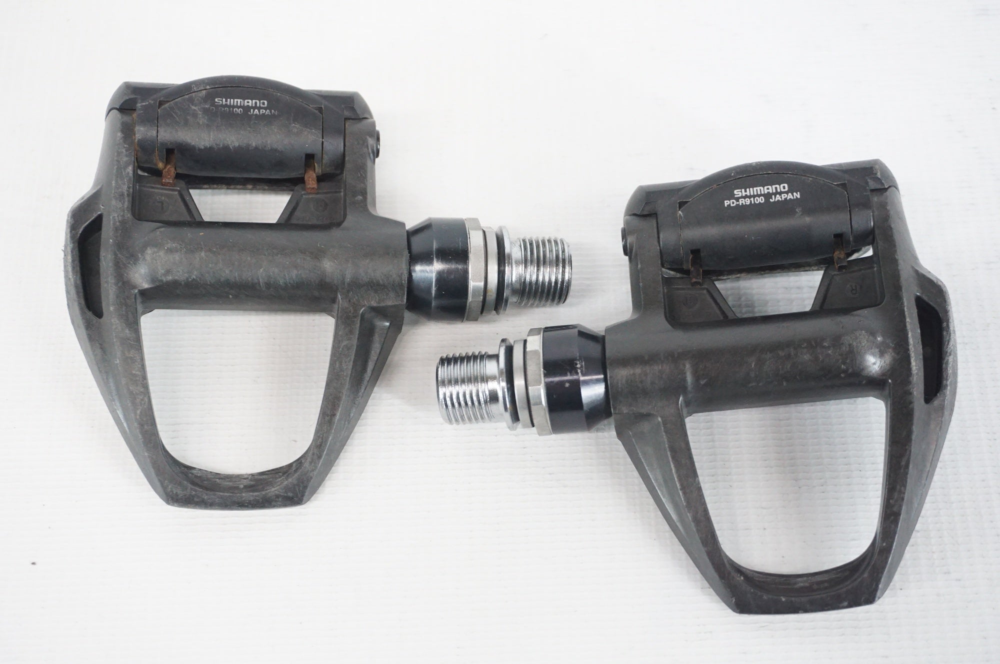 shimano pd-r9100 中古 dura-ace 未使用クリート付 シマノ SHIMANO DURA-ACE PD-R9100 SPD-SL ビンディングペダル