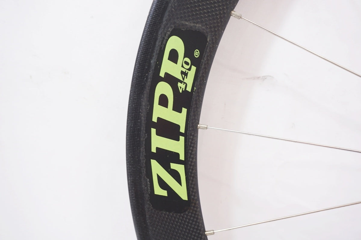 ZIPP 「ジップ」 440 リム DURA-ACE ハブ フロントホイール