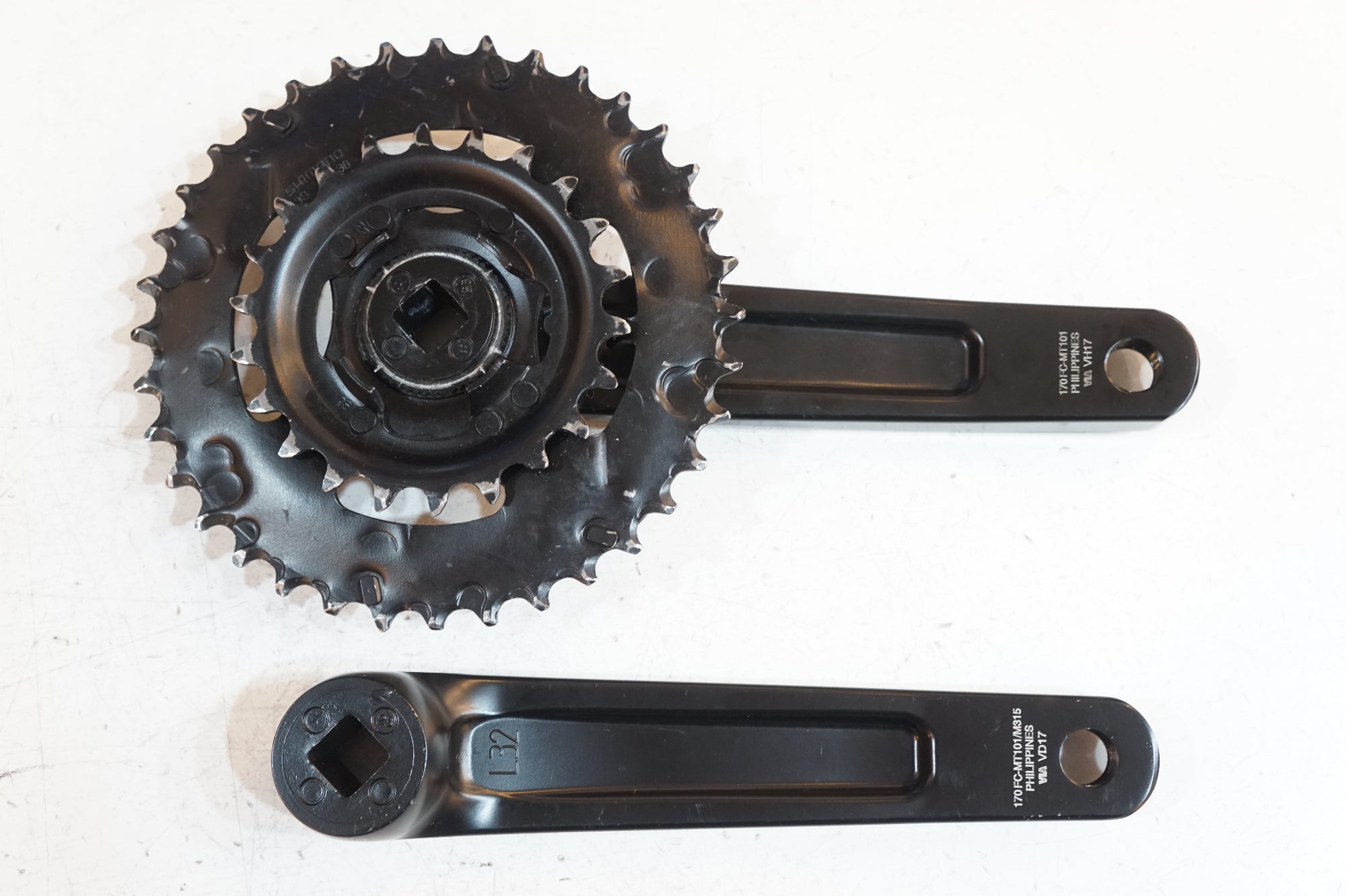 SHIMANO 「シマノ」 FC-MT101 170mm 36-22T クランクセット / バイチャリ浦和ベース