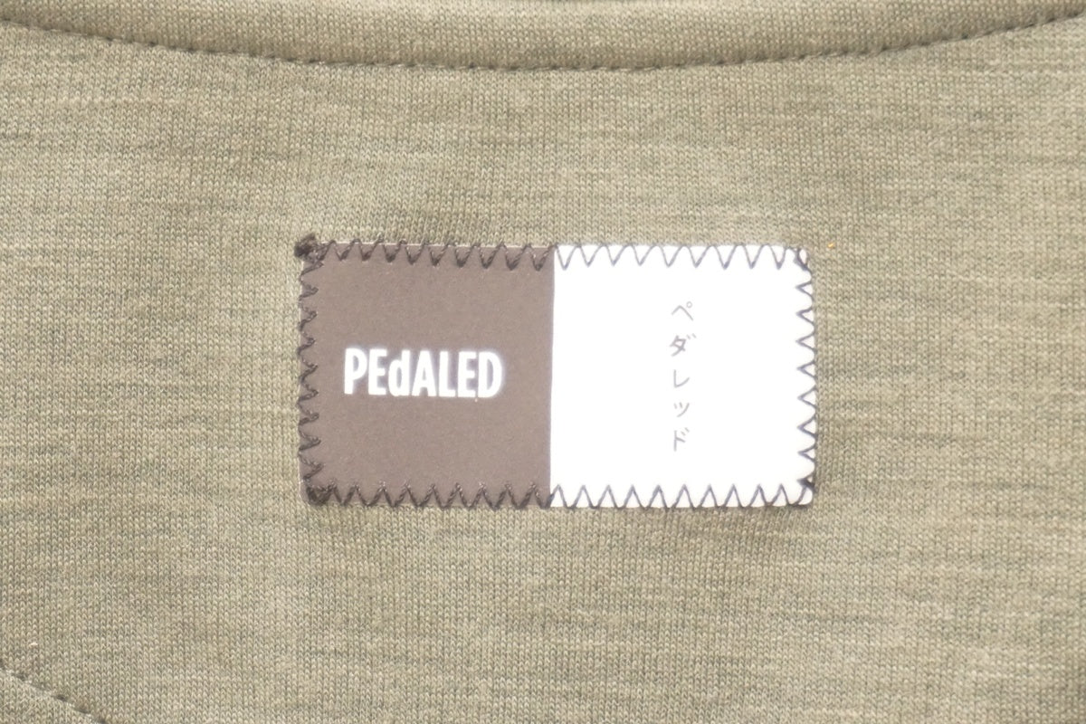 PEDALED「ペダレッド」 緑 Mサイズ 長袖/ 京都西院店