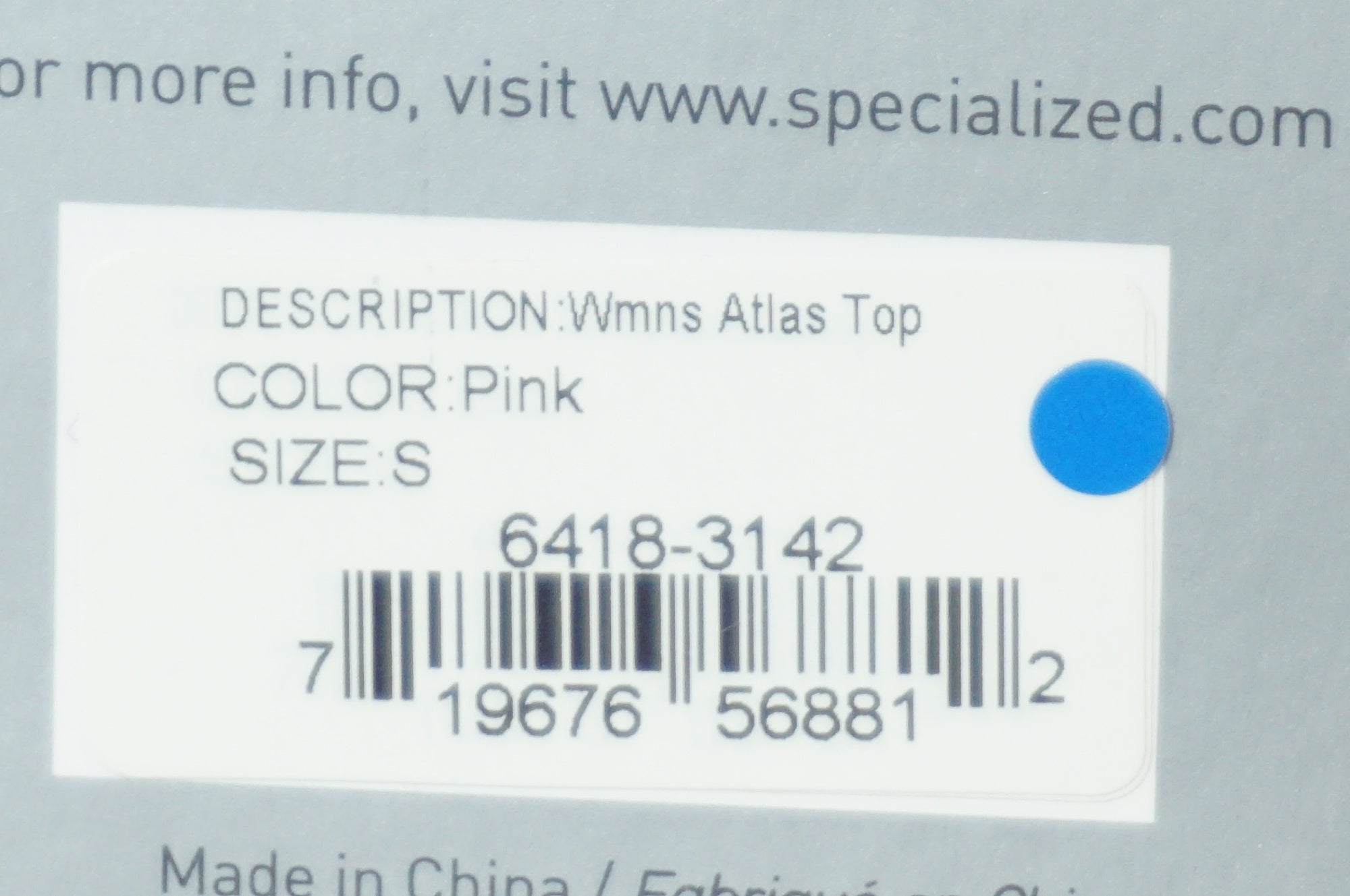 SPECIALIZED 「スペシャライズド」 WOMEN Sサイズ ジャージ / 世田谷店