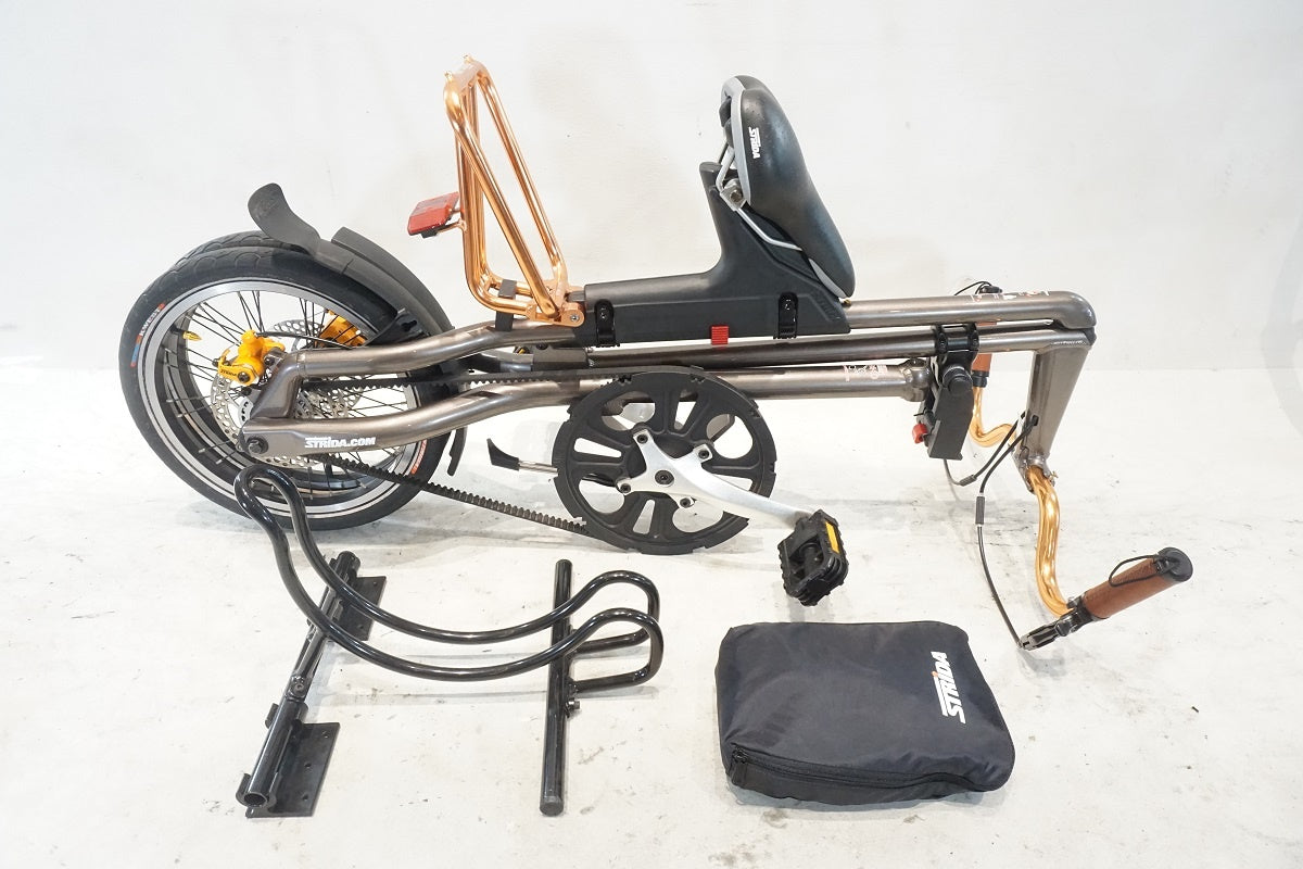 STRiDAのOEM車？それともレプリカ？ほぼストライダ♪目立つ三角形自転車♪ STRiDAのOEM車？それともレプリカ？ほぼストライダ♪目立つ