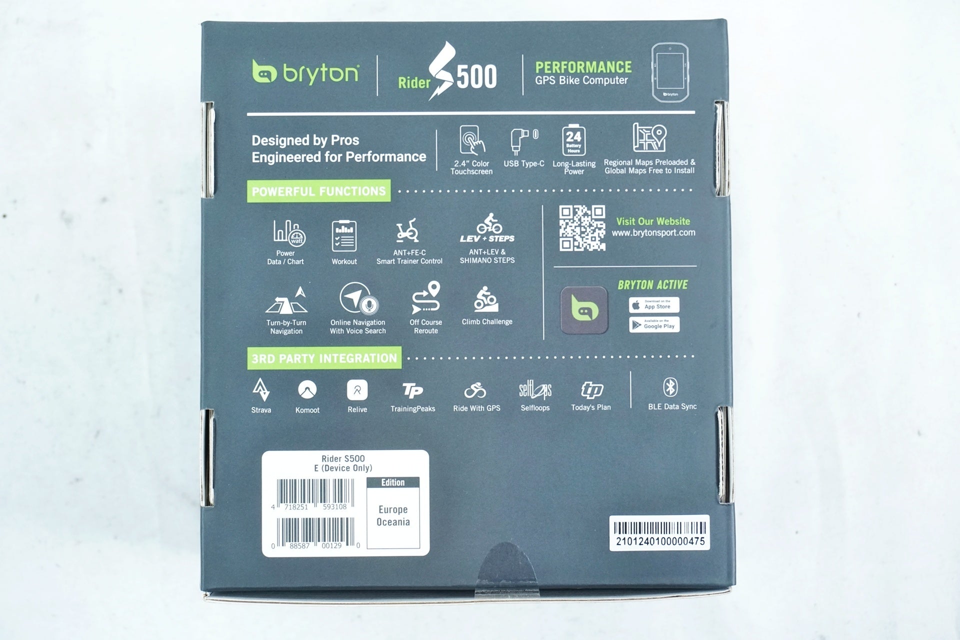 BRYTON 「ブライトン」 RIDER S500 サイクルコンピューター / 有明