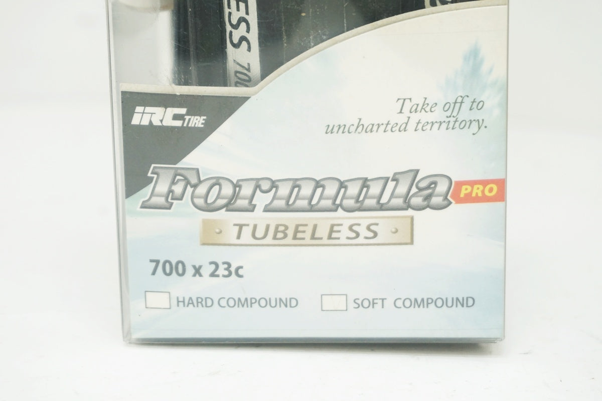 IRC 「アイアールシー」 FORMULA PRO TUBELESS 700x23C タイヤ / 大阪美原北インター店