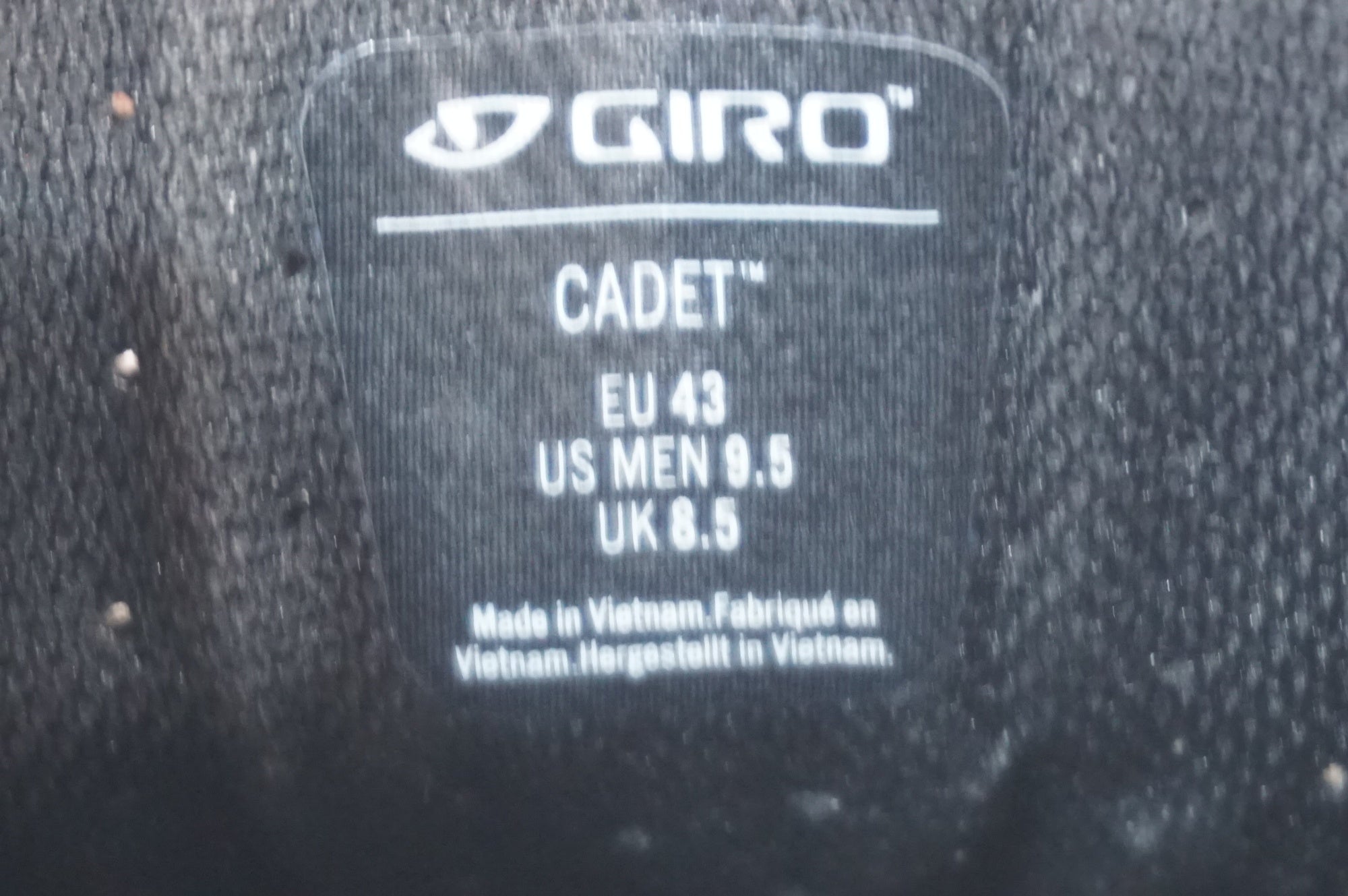 GIRO 「ジロ」 CADET 43サイズ シューズ / 世田谷店