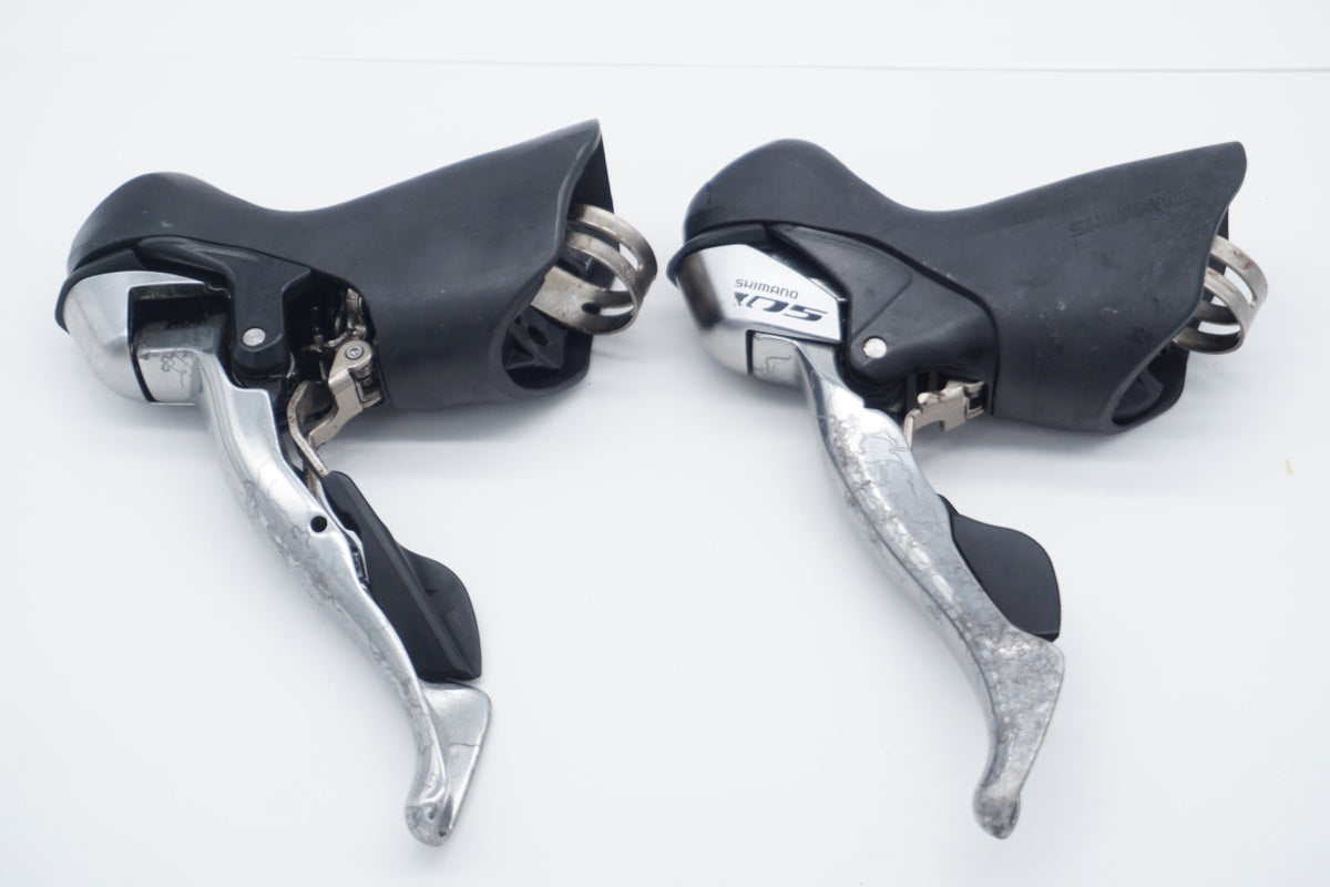 中古　shimano ST-5700 105STIレバー 左右セット 2x10速 楽天市場】sti 105 5700（スポーツ・アウトドア）の通販