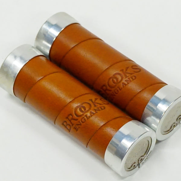 BROOKS クラシック レザーグリップ ハニー（中古品） BROOKS 「ブルックス」 SLENDER LEATHER GRIPS グリップ / 名古屋大須