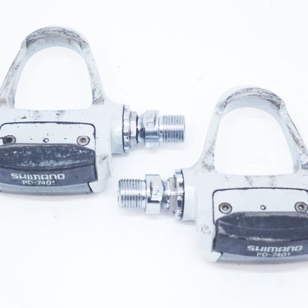 シマノ（Shimano）DURA-ACEビンディングペダル PD-7401 中古 Vintage Shimano Dura Ace PD-7401 Road Bike Clipless Pedals 3