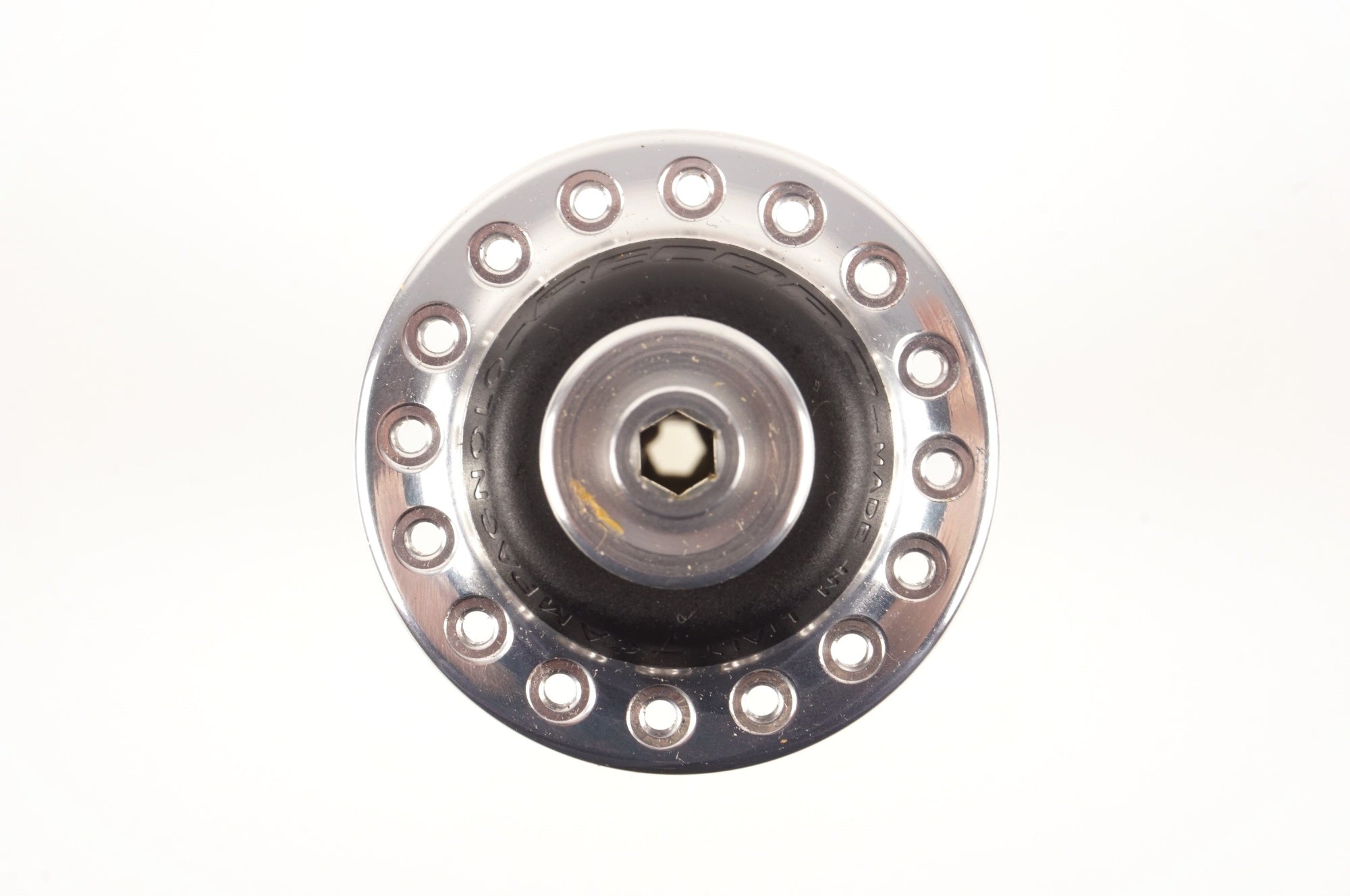 競輪　超激レア、カンパニョーロ前後NGS公認ハブ CAMPAGNOLO 「カンパニョーロ」 RECORD HB02-RE フロントハブ / 中目黒