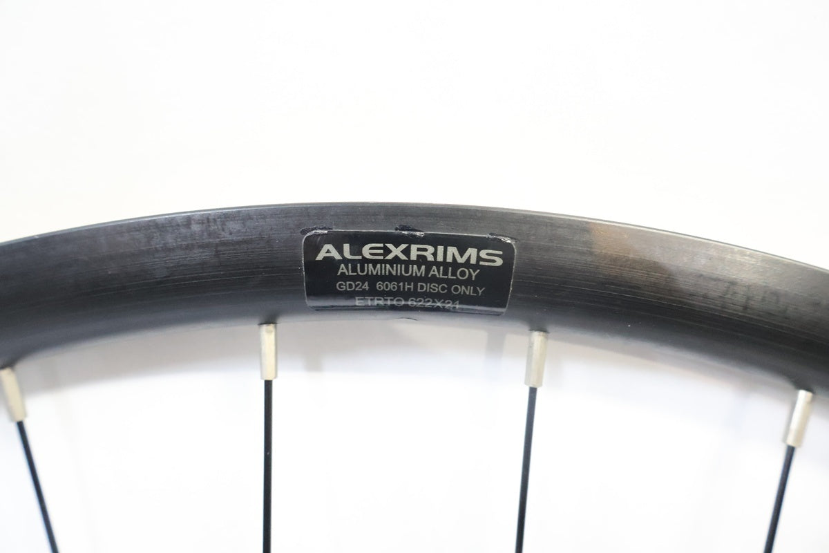 ALEXRIMS 「アレックスリム」 GD24 DB シマノ11速 ホイールセット