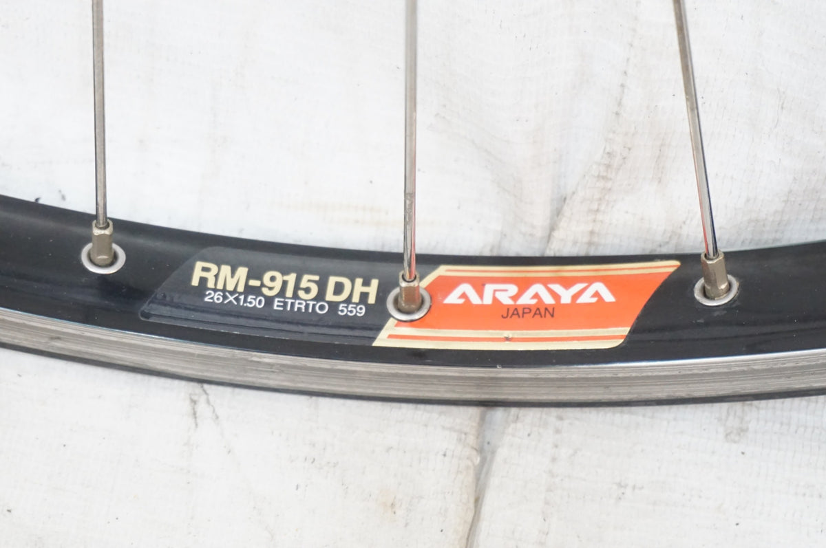 SHIMANO 「シマノ」 DEORE FH-M510 ハブ / ARAYA RM-915 DH リム SHIMANO8-10S ホイールセット / 浦和ベース