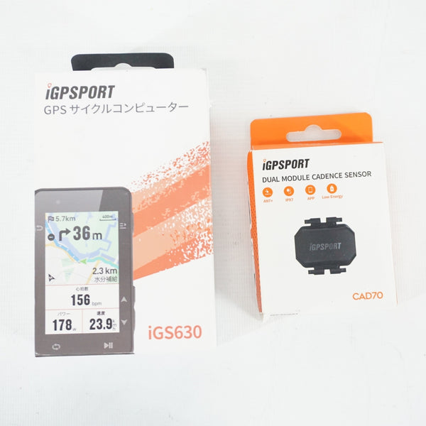 IGPSPORT 「アイジーピースポーツ」 IGS630 サイクルコンピューター