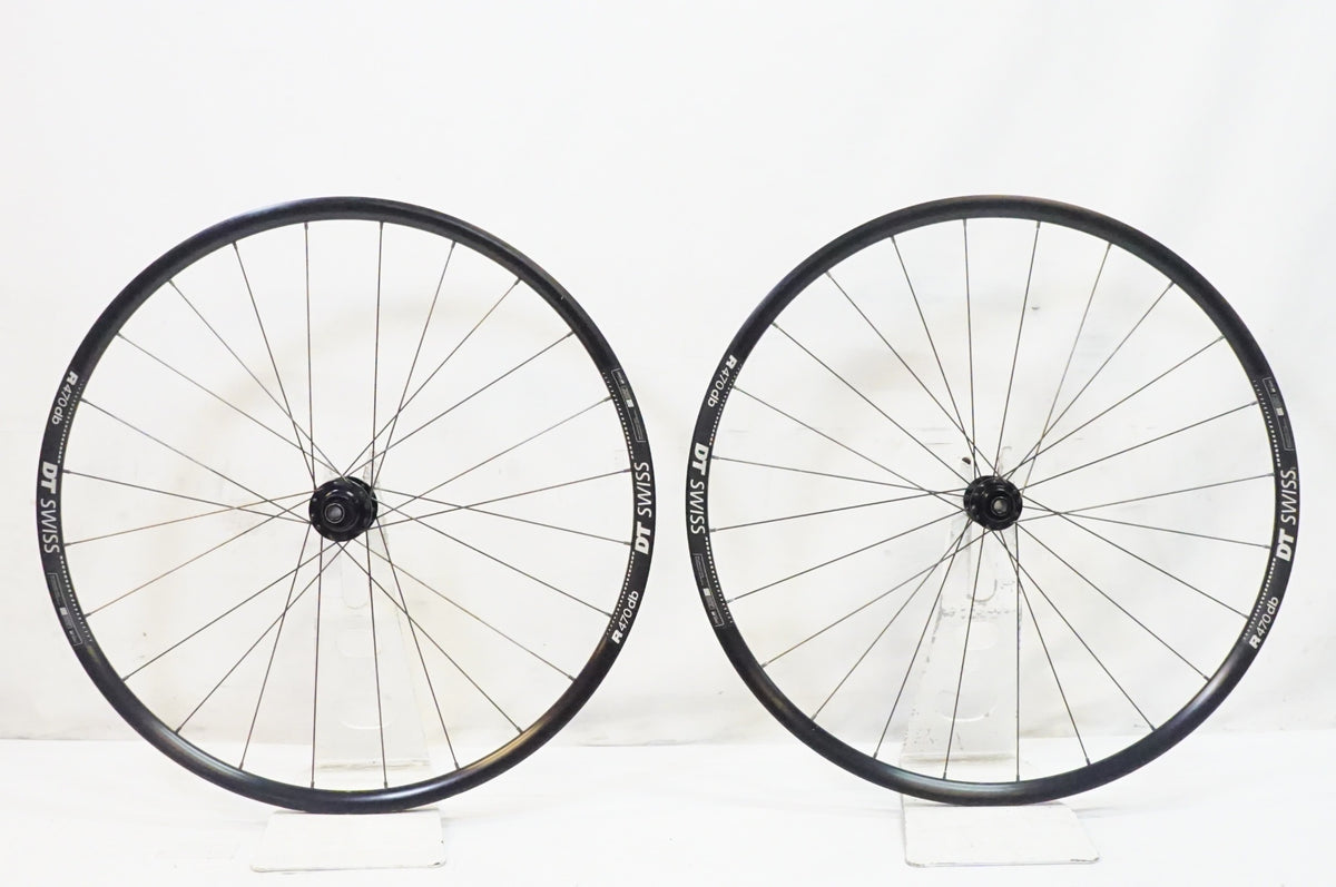ジャンク DT SWISS 「ディーティースイス」 R470 DB シマノ 11/12速 ホイールセット / 熊谷本店