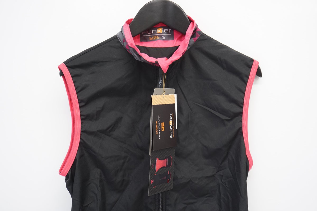 FUNKIER「ファンキアー」 COBINA LADIES WIND VEST Sサイズ BLACK/ 京都西院店