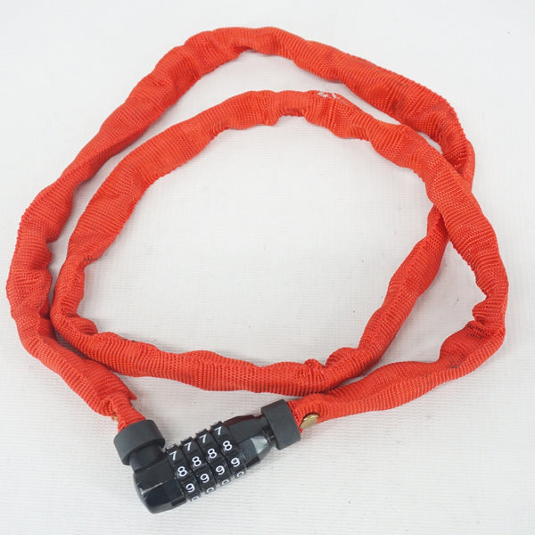 ちゃり様/パフ購入用 I LIVE 「アイリブ」 ダイヤルタイプ 暗証番号可変式 レッド チェーン