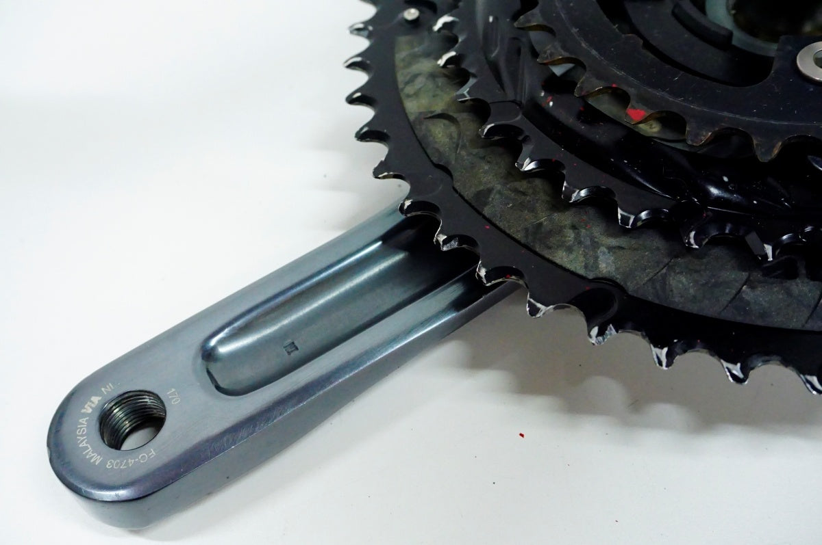 U6 シマノ Shimano Tiagra 50-39-30T クランクセット SHIMANO（シマノ）FC-4703 クランクセット 10S 50x39x30T TIAGRA
