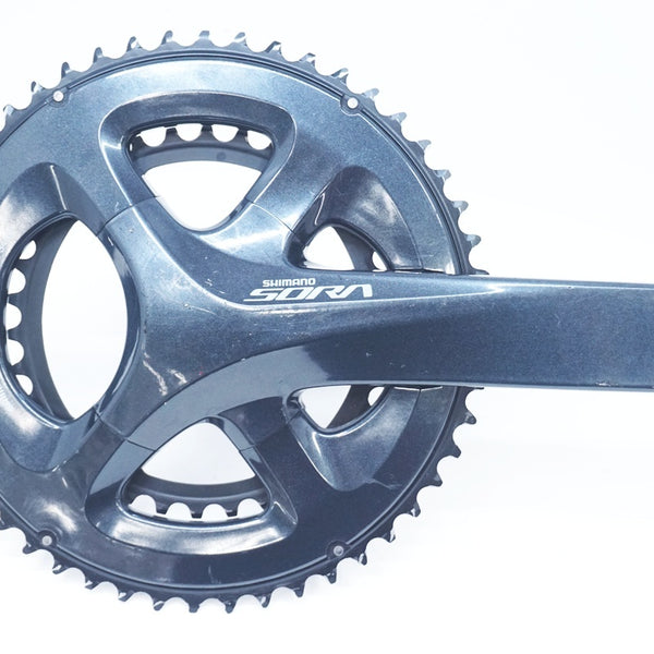 【美品】シマノクランク50-34　SORA 175mm Amazon | シマノ ソラ R3000 9速 34/50t 175mm クランクセット