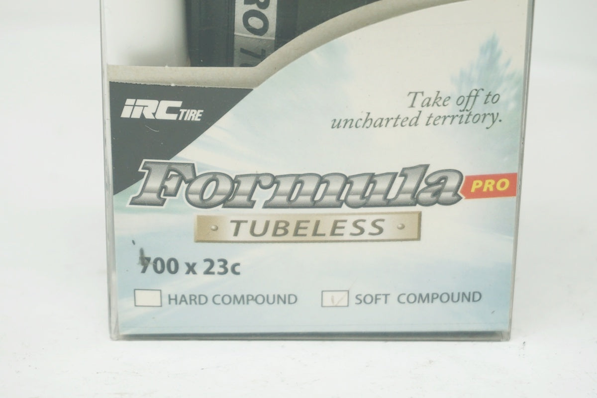 IRC 「アイアールシー」 FORMULA PRO TUBELESS 700x23C タイヤ / 大阪美原北インター店