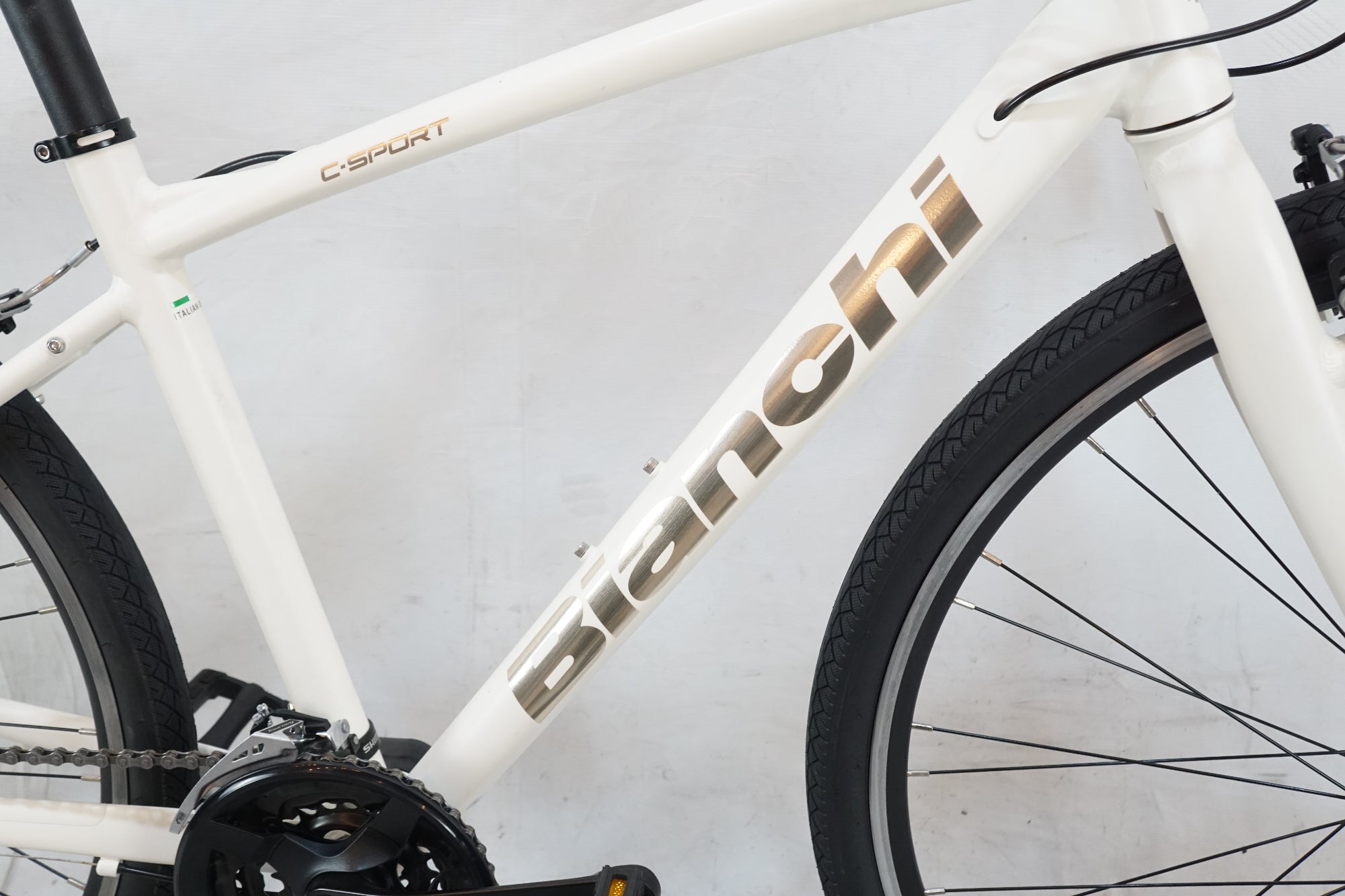 クロスバイク ホワイト/レッド BIANCHI ( ビアンキ ) クロスバイク C SPORT1 ( C スポーツ1