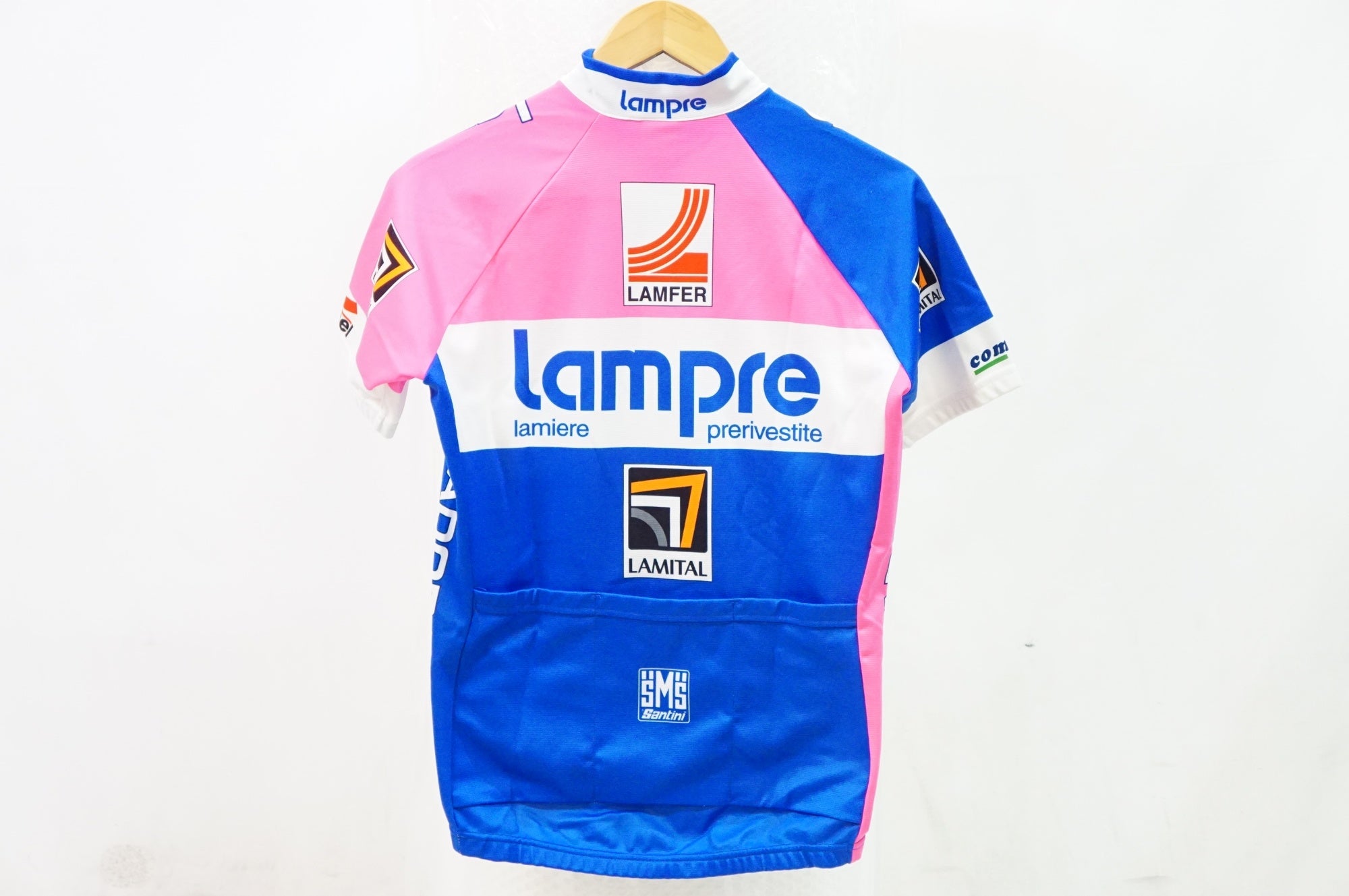 SANTINI 「サンティーニ」 LAMPRE Mサイズ 半袖ジャージ ビブショーツ セット / 熊谷本店