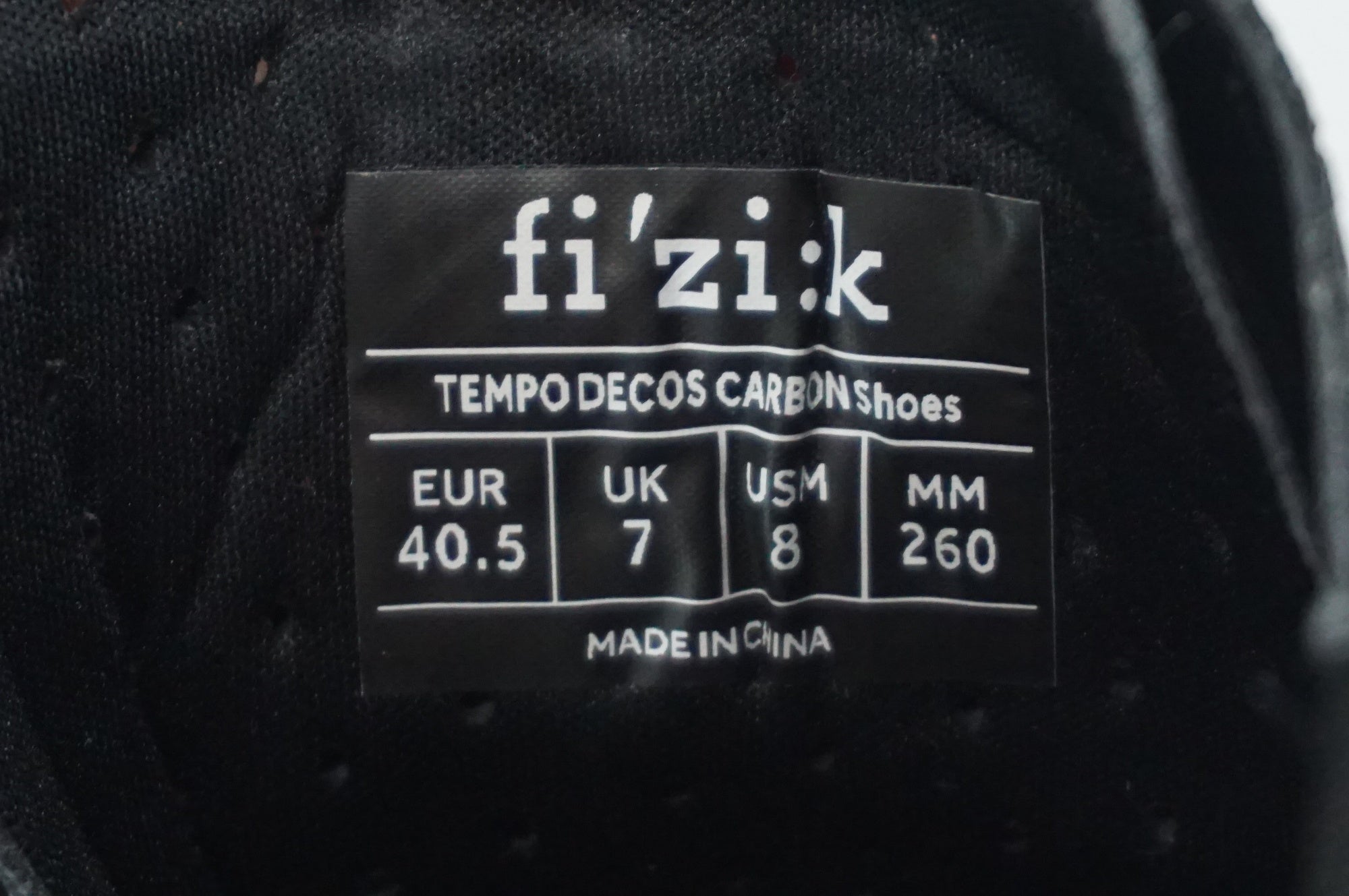 FIZIK 「フィジーク」 TEMPO DECOS CARBON 26.0cm シューズ / 阪急塚口店