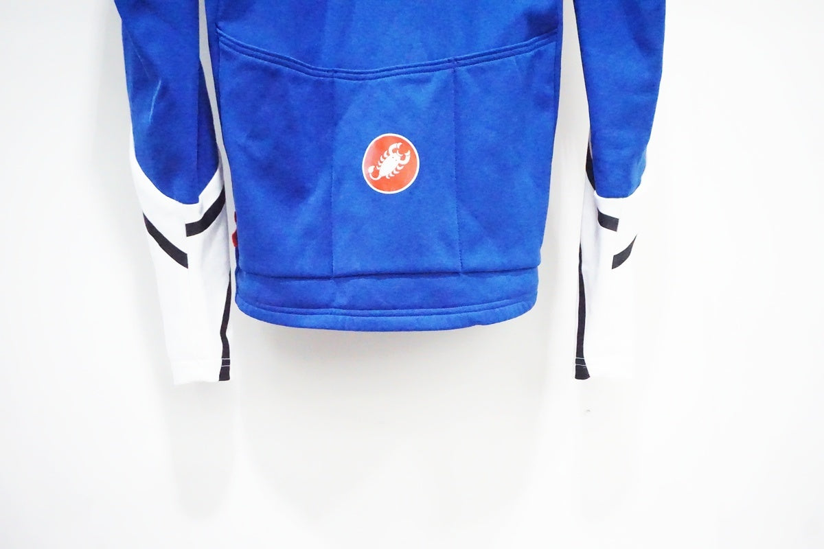 CASTELLI サイクルジャージ Lサイズ 青 CASTELLI「カステリ」 長袖 Lサイズ サイクルジャージ/ 京都西院店