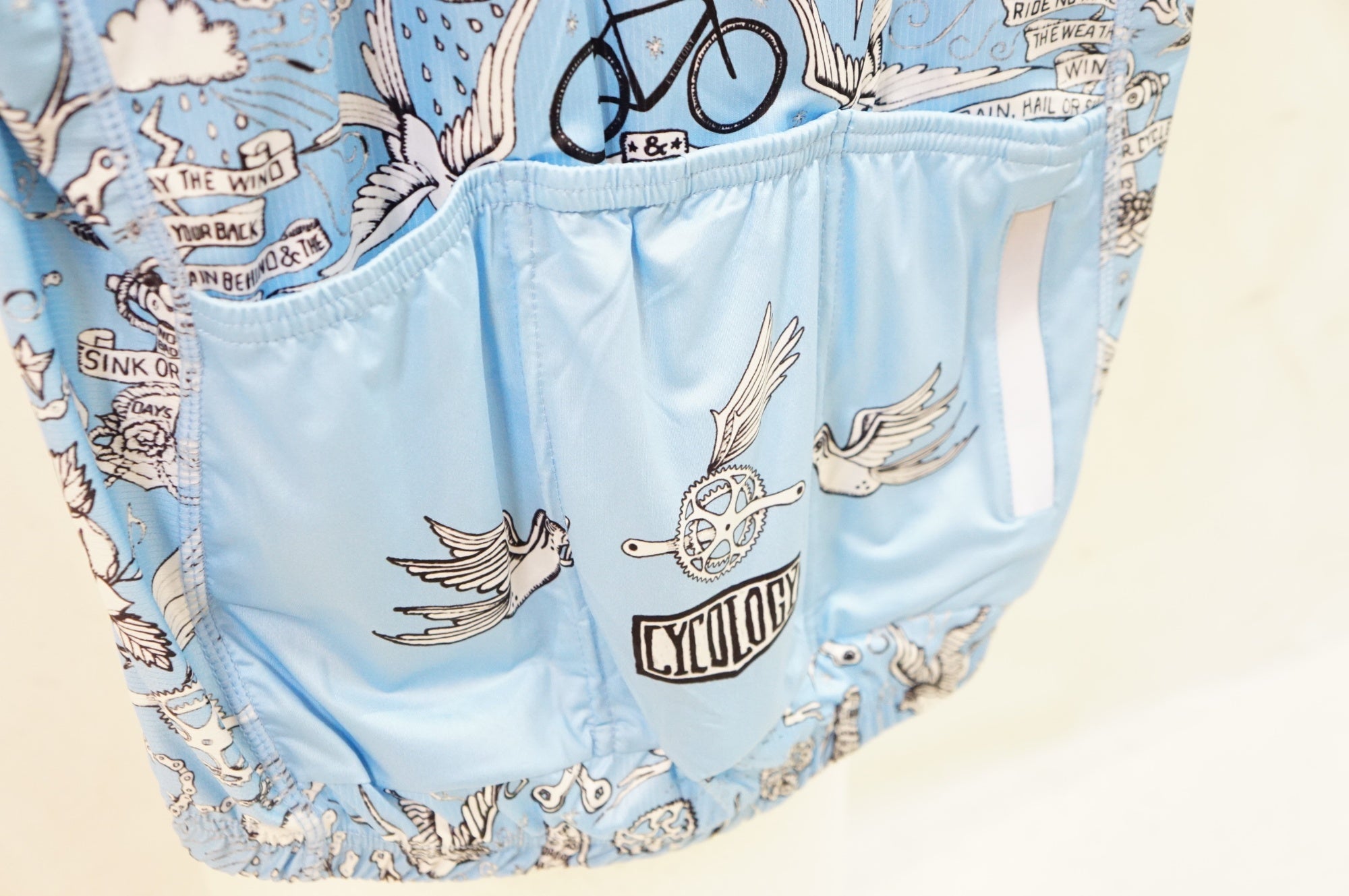 CYCOLOGY 「サイコロジー」 VELO TATOO (BLUE) Mサイズ ジャージ / 熊谷本店