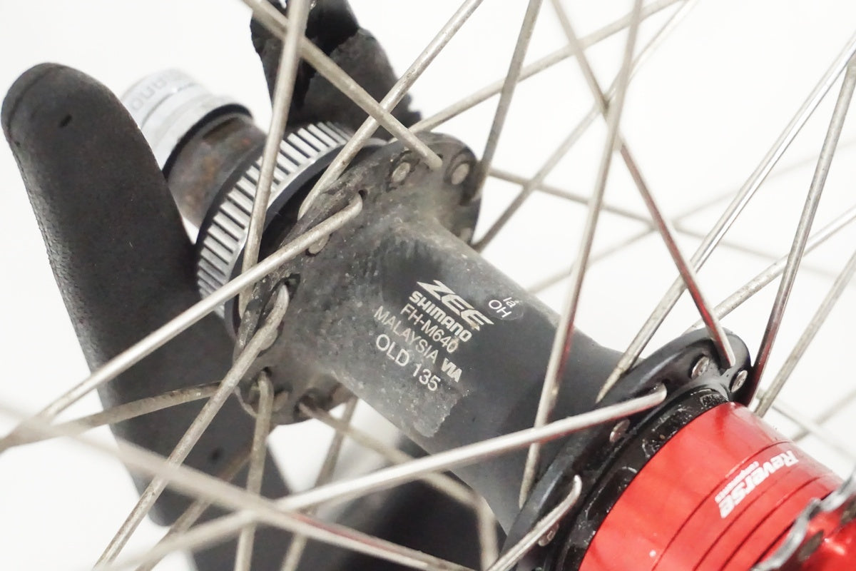 VELOCITY 「ヴェロシティー」 リム KUWAHARA SHIMANO FH-M640 ハブ シマノ8-9速 ホイールセット / 奈良店