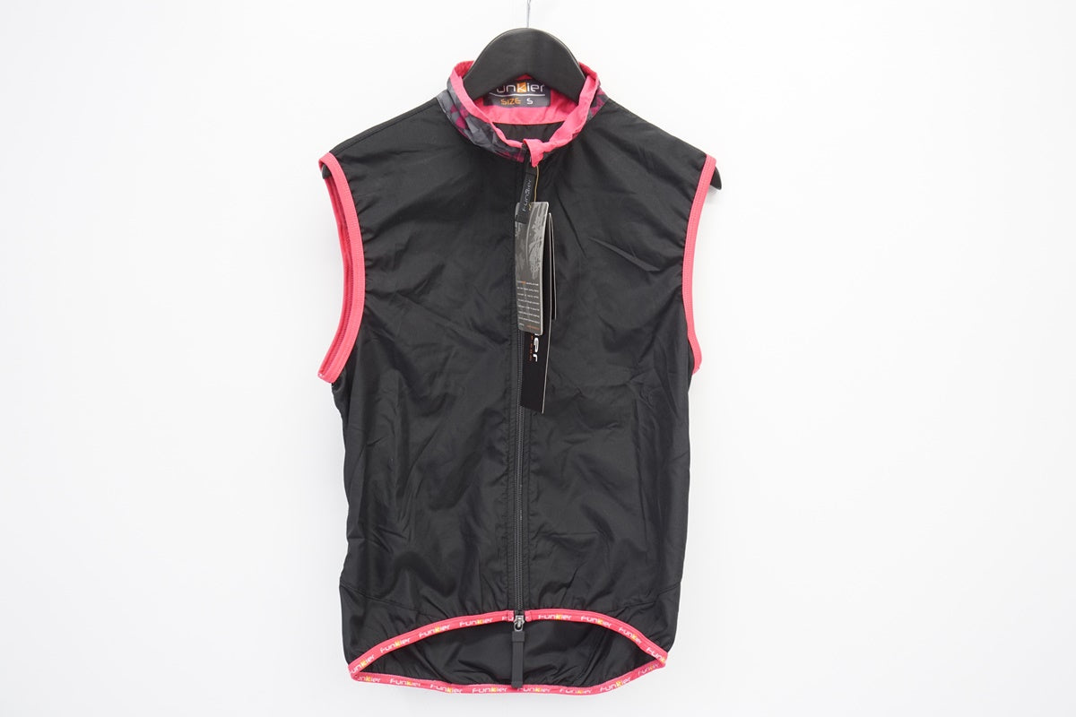 FUNKIER「ファンキアー」 COBINA LADIES WIND VEST Sサイズ BLACK/ 京都西院店