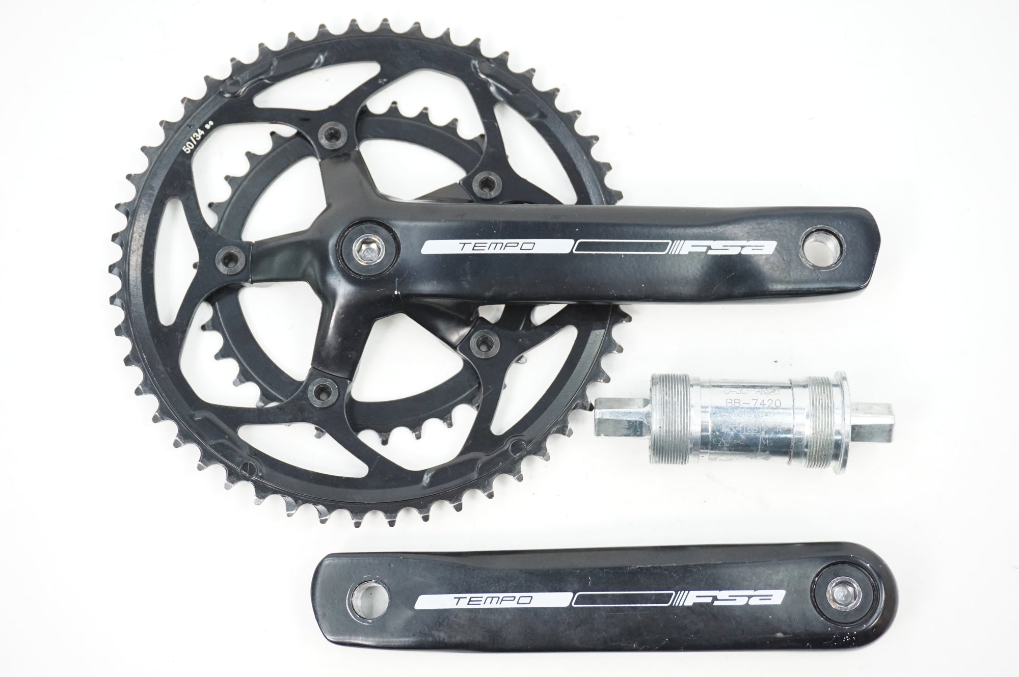 FSA 「エフエスエー」 TEMPO 50-34T 170mm BB付き クランクセット / 川越店