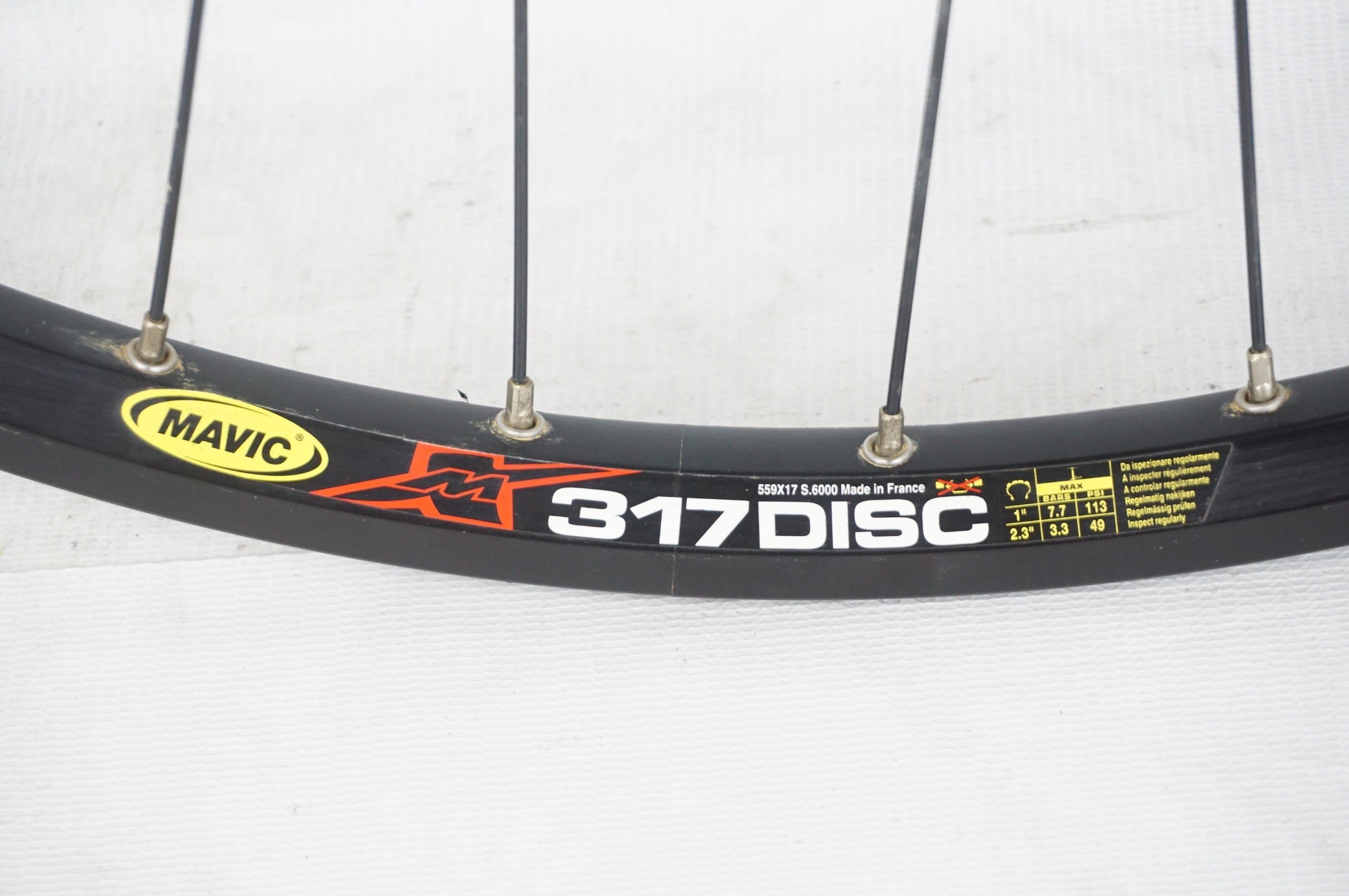 MAVIC 「マヴィック」 MAXTAL S.6000 X317 DISC シマノ フロントホイール / 阪急塚口店
