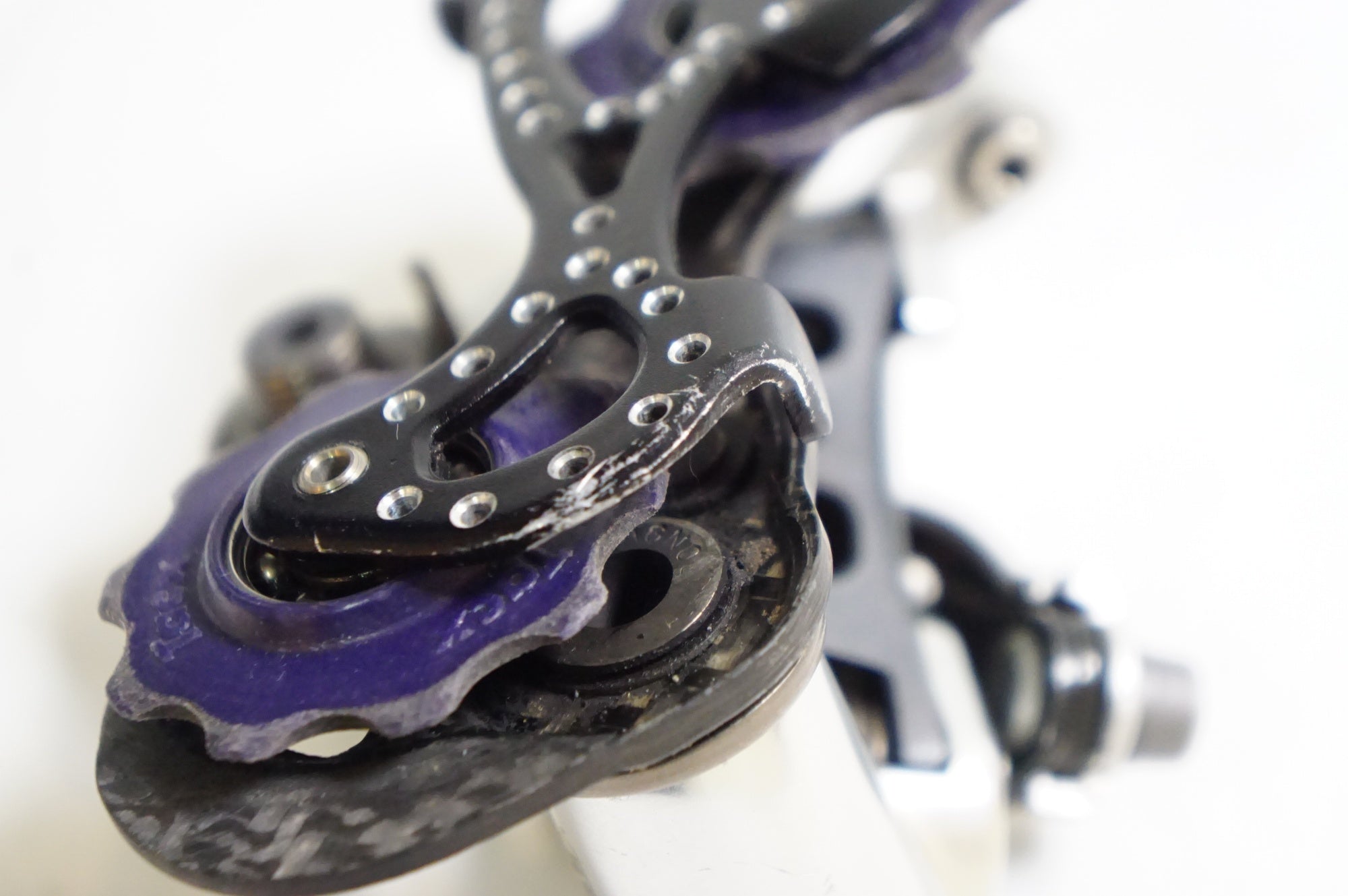 RECORD TITANIUM リアディレイラー ジャンク CAMPAGNOLO 「カンパニョーロ」 RECORD TITANIUM リア