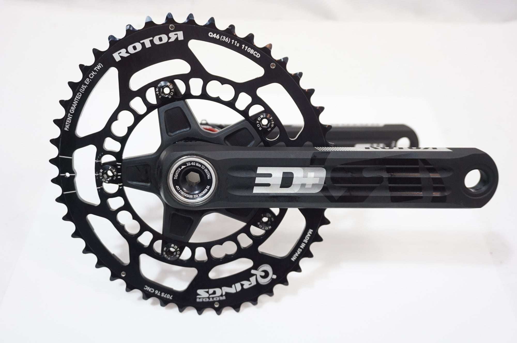 ROTOR 「ローター」 3D+ NOQチェーンリング 46T 170mm クランクセット / 世田谷店
