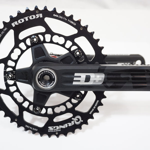 ROTOR 「ローター」 3D+ NOQチェーンリング 46T 170mm クランクセット