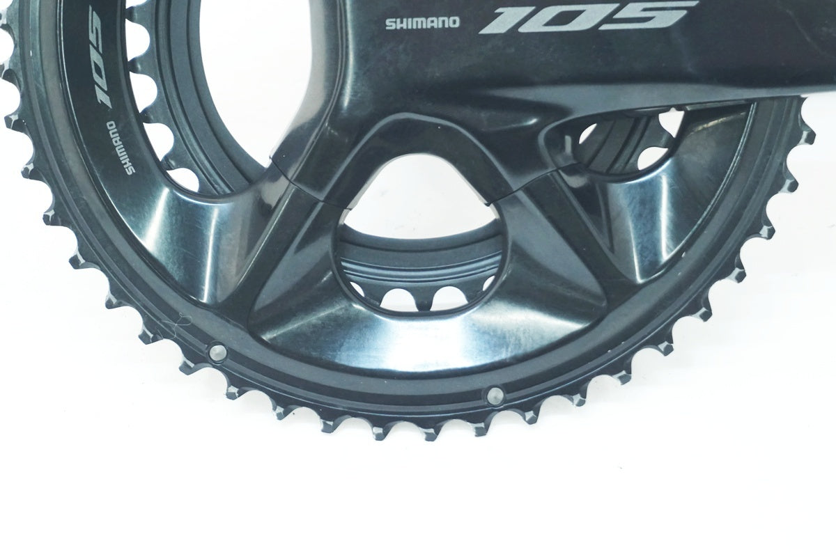美品 シマノ105 FC-R7100 170mm 50-34T クランク 使用少 SHIMANO「シマノ」 105 FC-R7100 50-34T 170mm クランクセット / 浜松