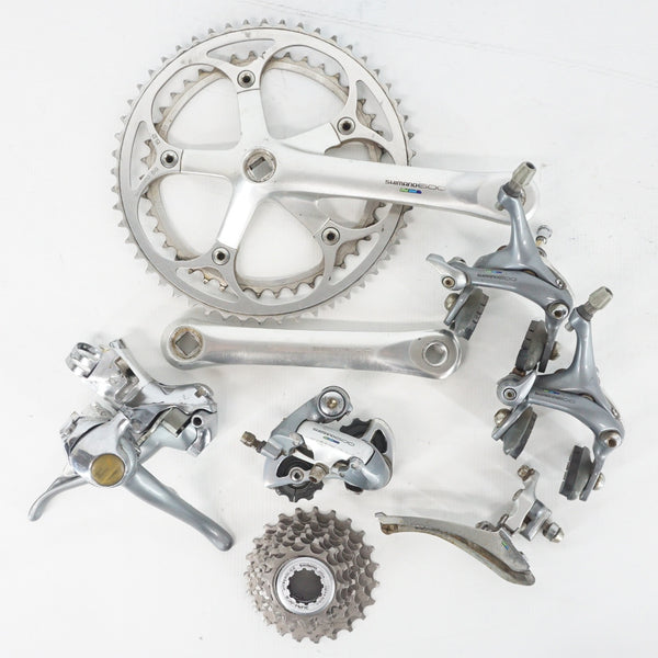 転生白銀コントロール ジャンク SHIMANO 「シマノ」 600 6400系 コンポセット / 阪急塚口店