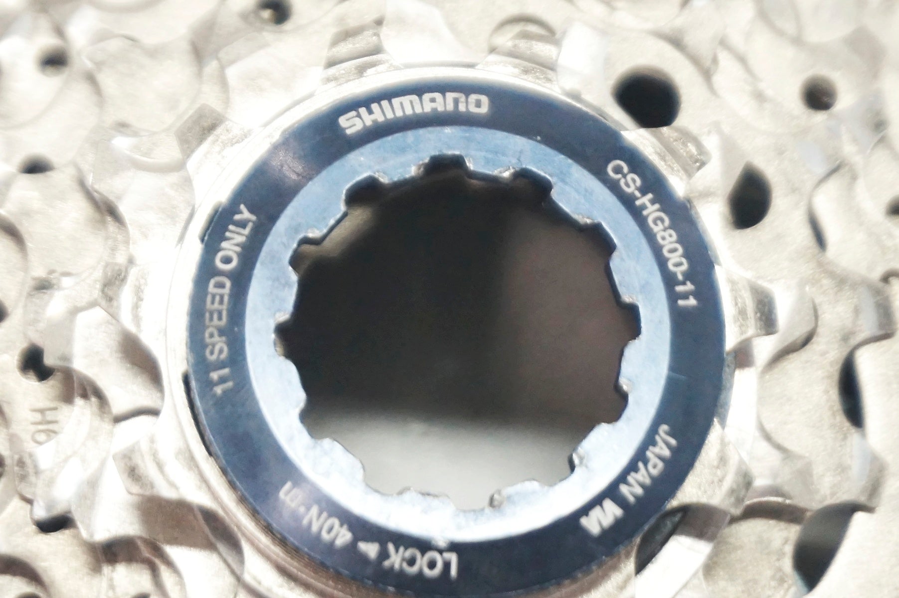 CS-HG800-11 11-34t 完成車外し CS-HG800-11 11-34t 完成車外し スプロケ交換】10速ホイールに