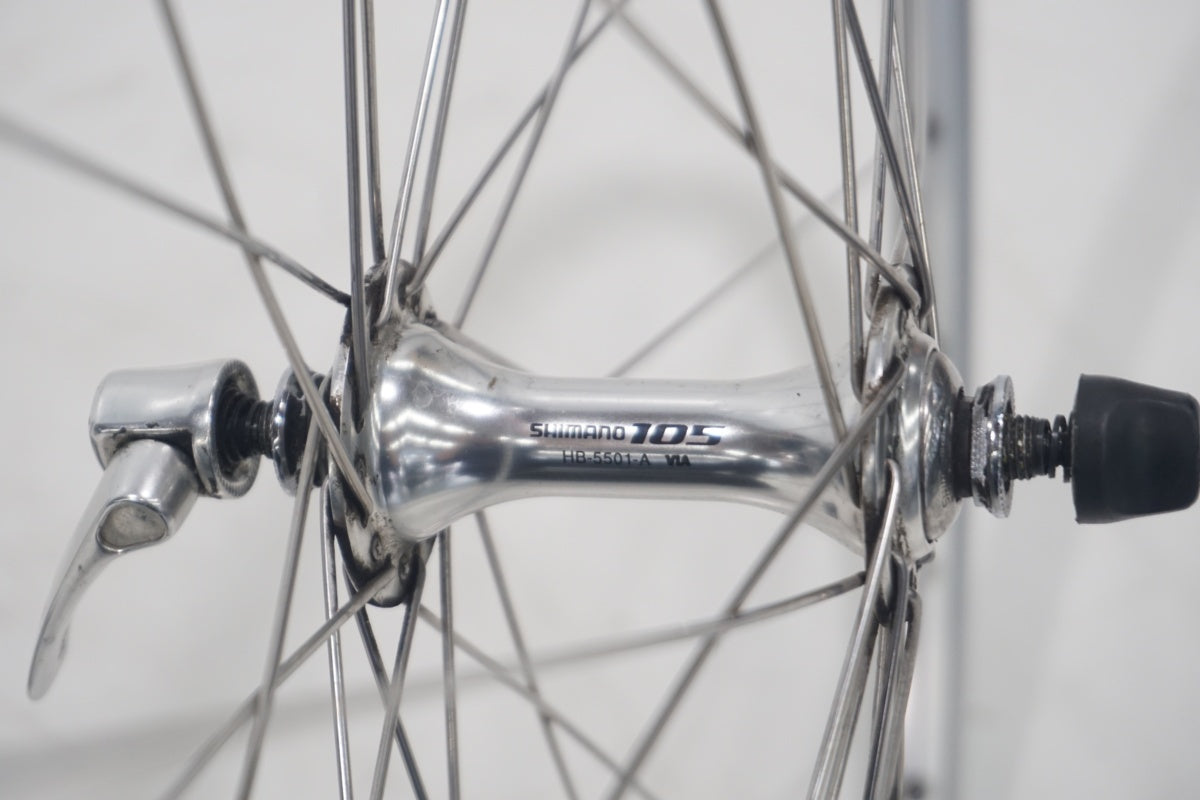 ブランド不明 リム SHIMANO 105 5501 ハブ SHIMANO8-9速 ホイールセット / 滋賀大津店