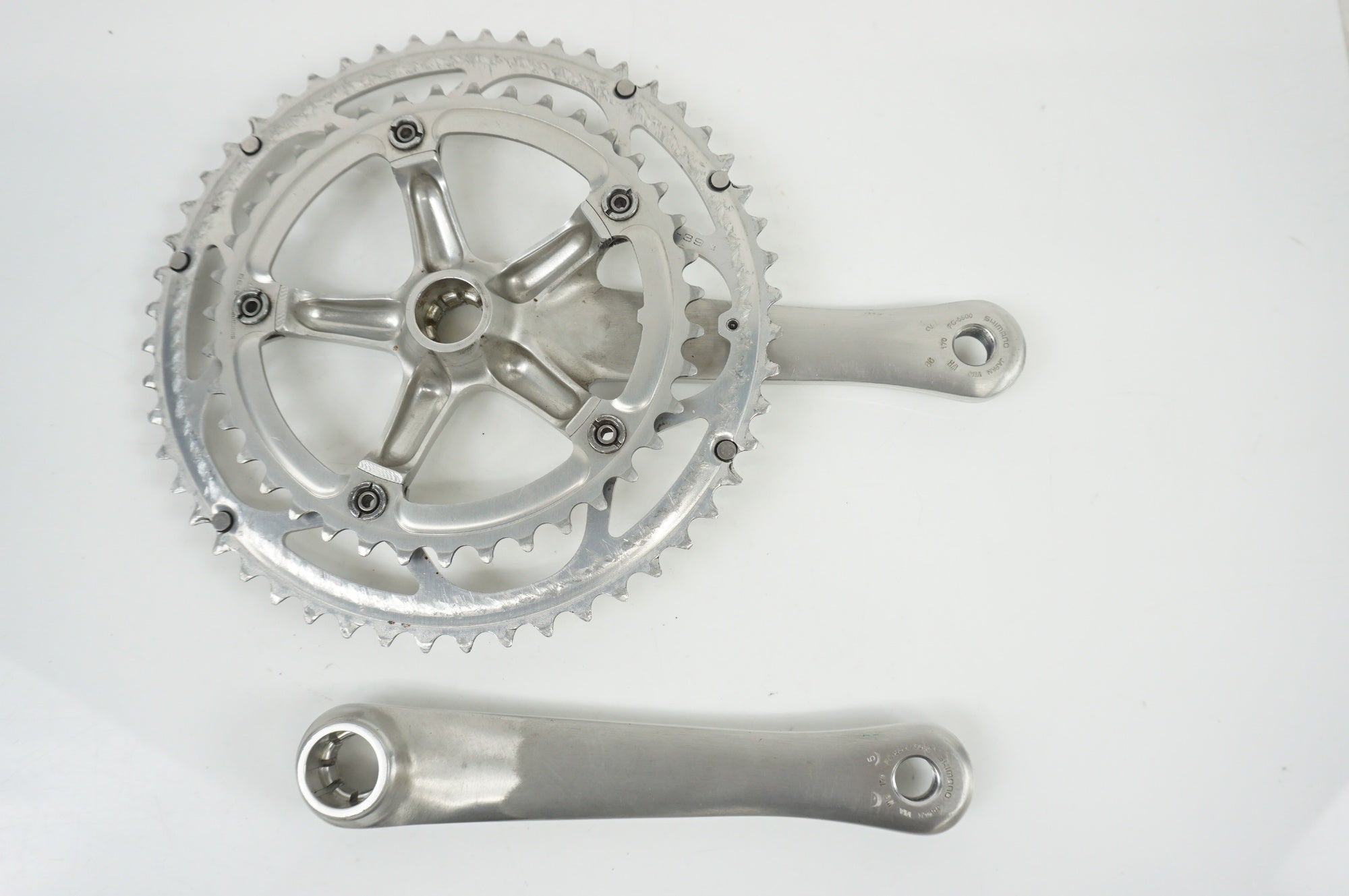 シマノ105 FC-5502 クランクセット 165mm 50/39T - メルカリ