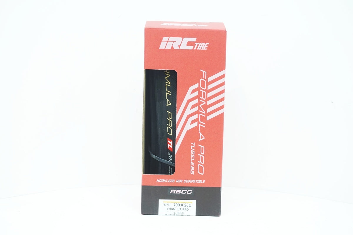 IRC 「アイアールシー」 FORMULA PRO TUBELESS RBCC 700x28c タイヤ / 大阪美原北インター店